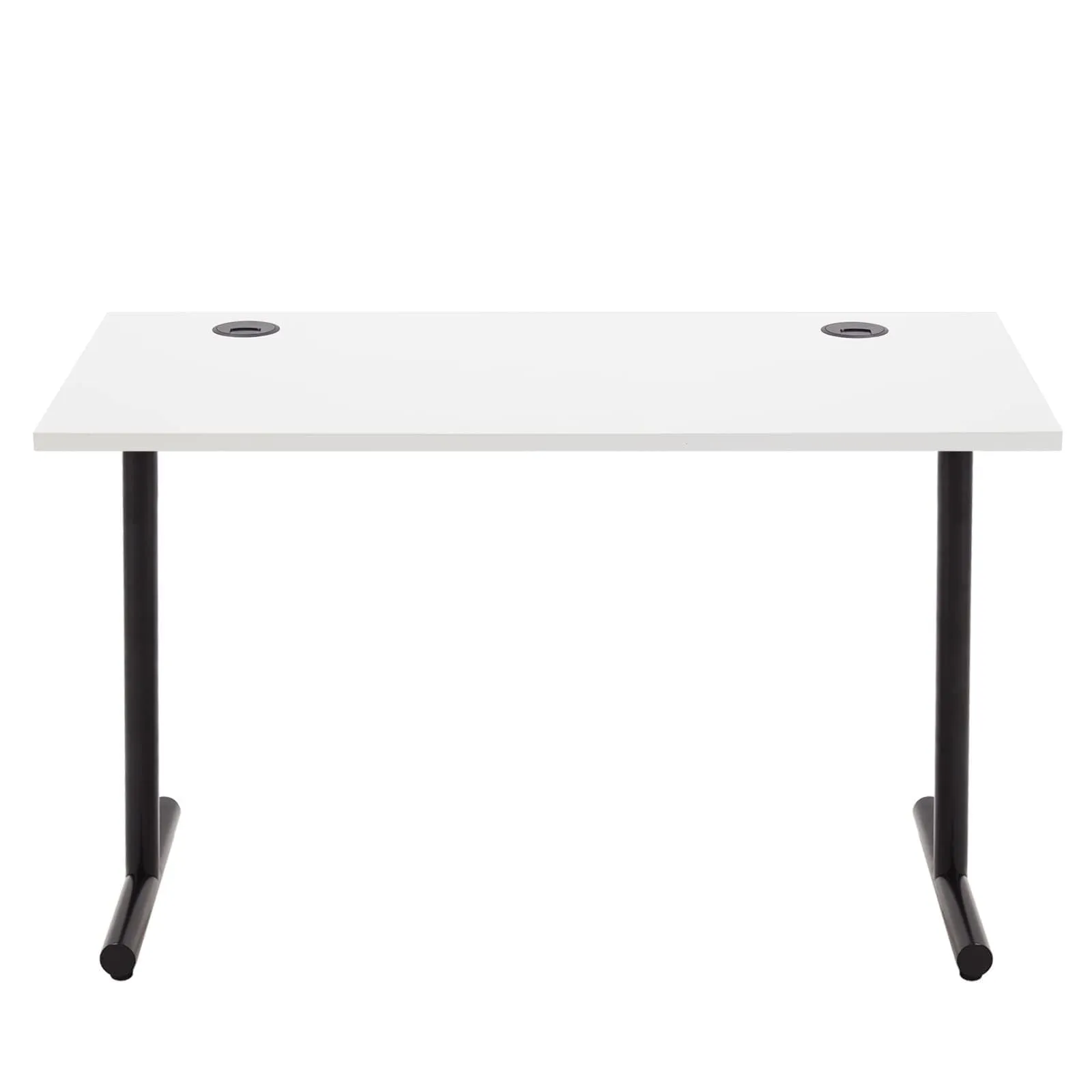Amazon Basics Escritorio Oficina/Juegos 120x60x73.6cm Marco Negro Blanco