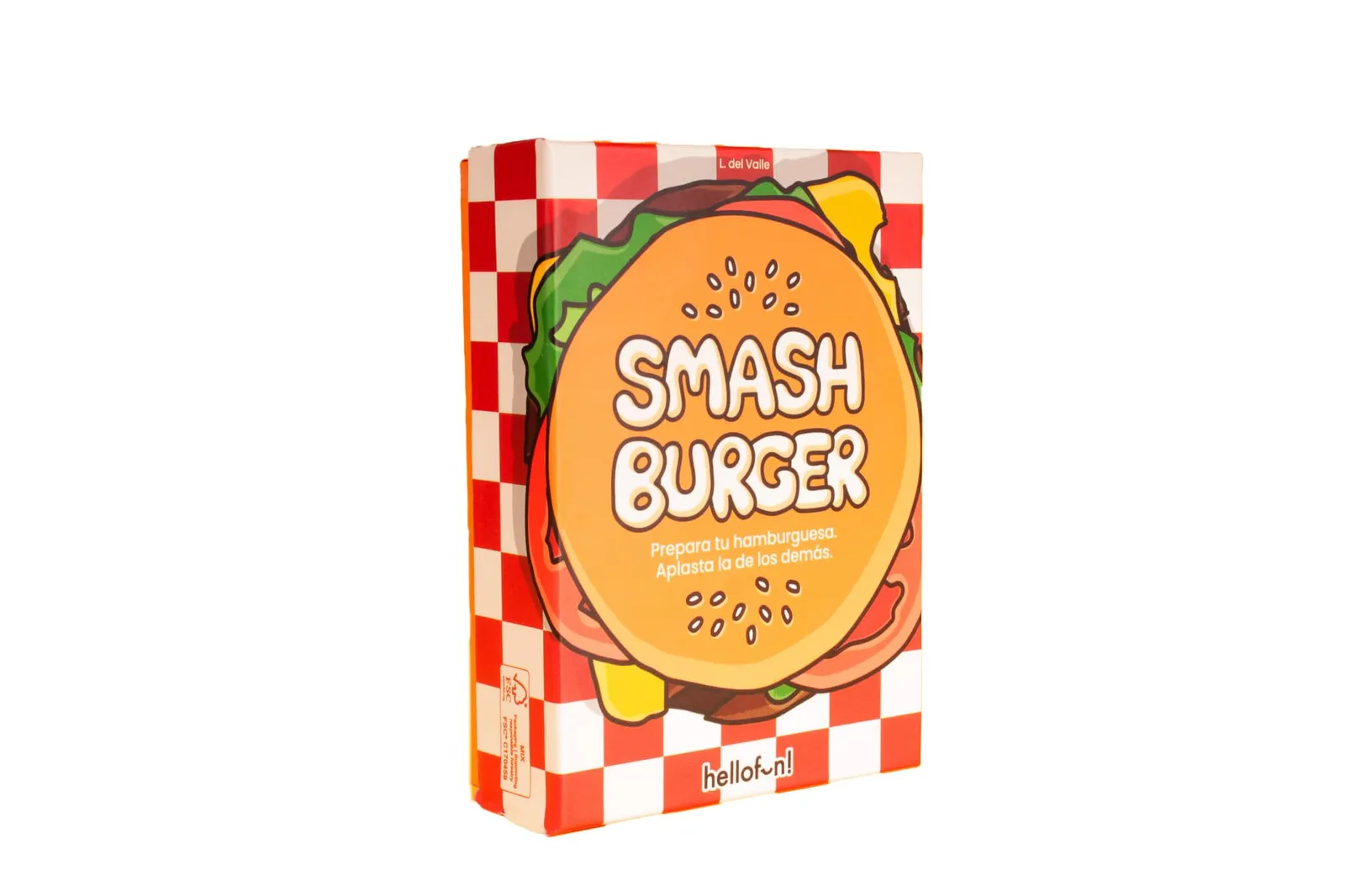 Smash BURGUER: Juego de Cartas Infantil para Cocinar Hamburguesas | Hellofun | 2-6 Jugadores | 20 min | +8 Años