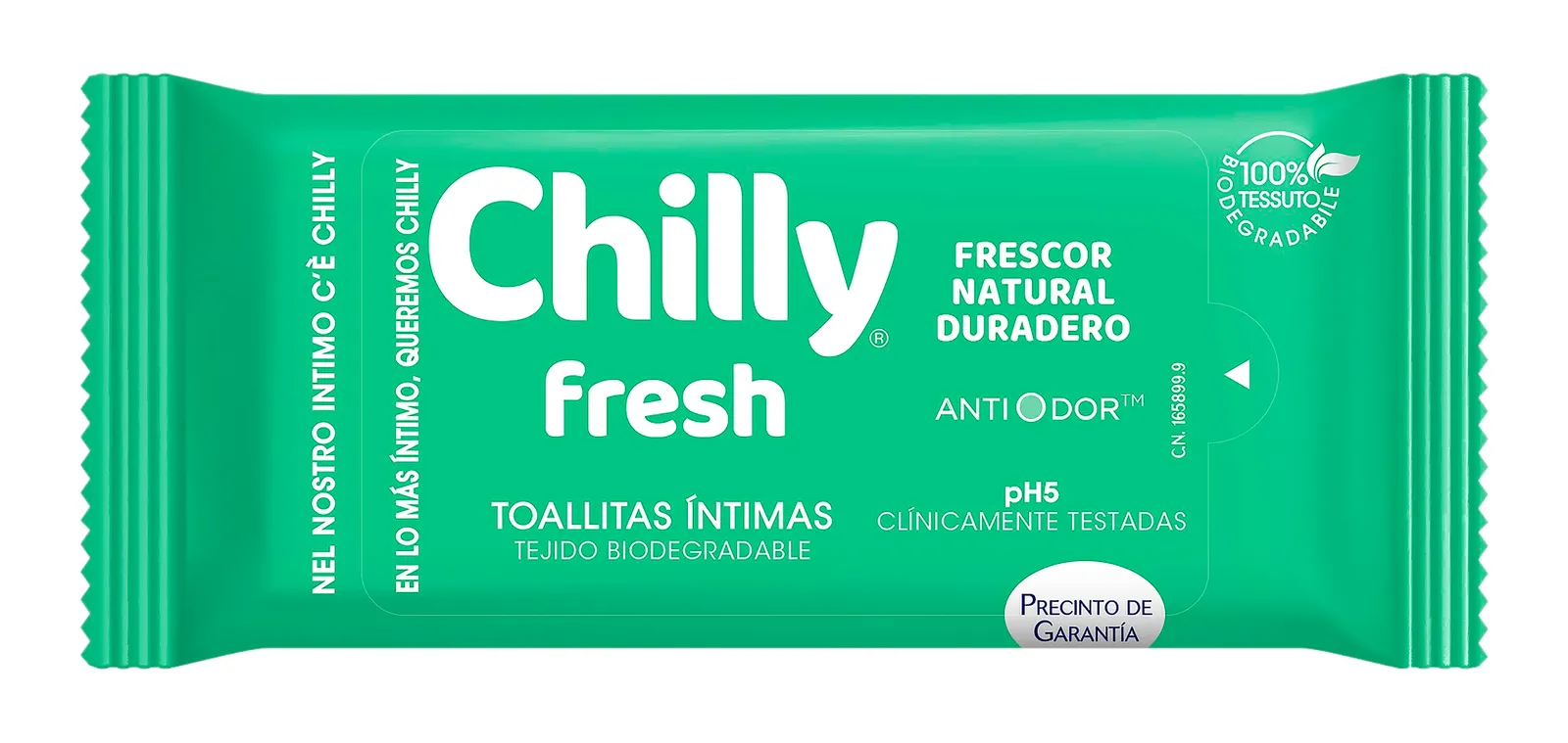 Chilly Pocket Toallitas Gel Íntimas - Pack 2x12 unidades