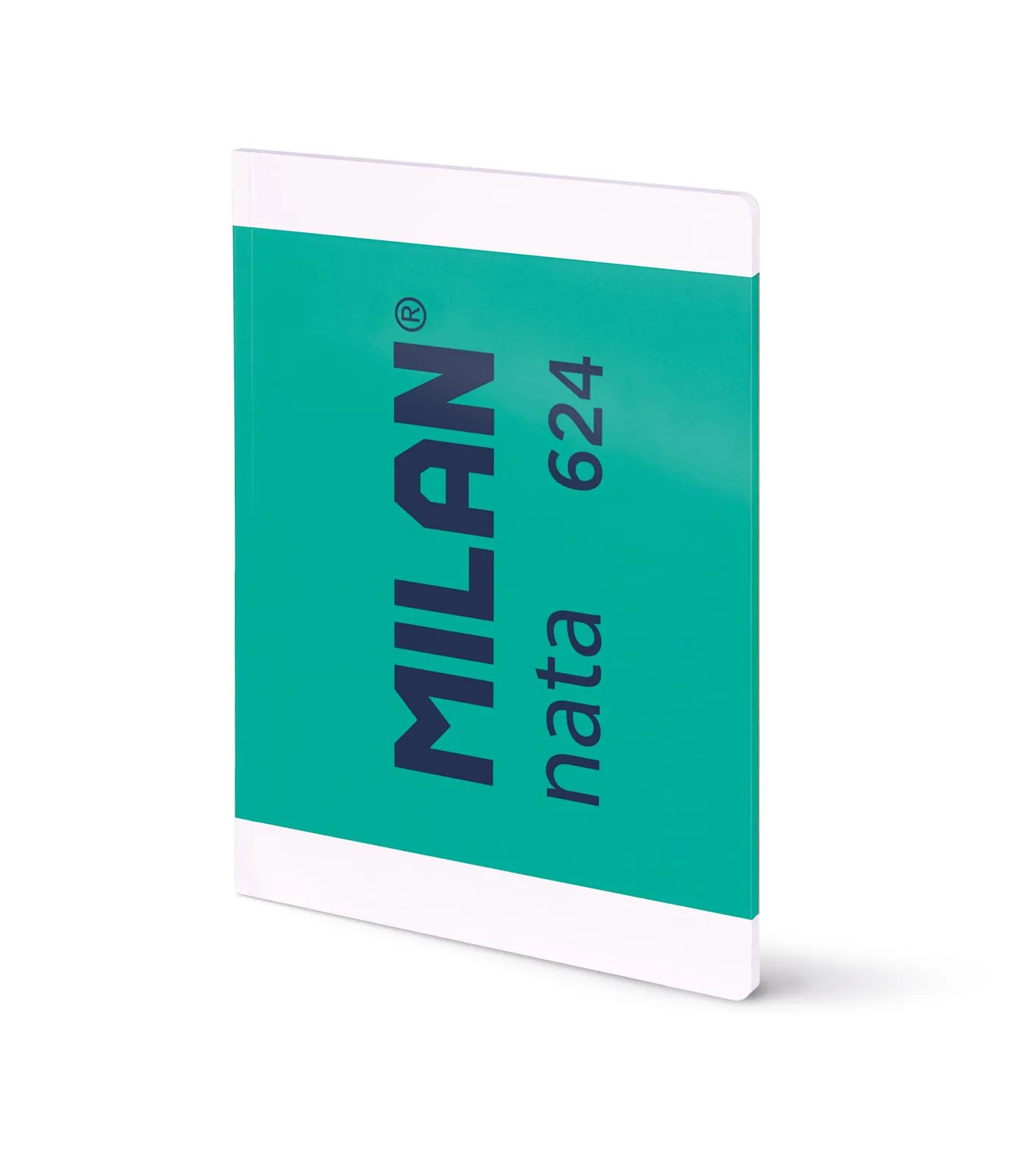 Libreta MILAN A4 encolada, 48 hojas, papel pautado, verde
