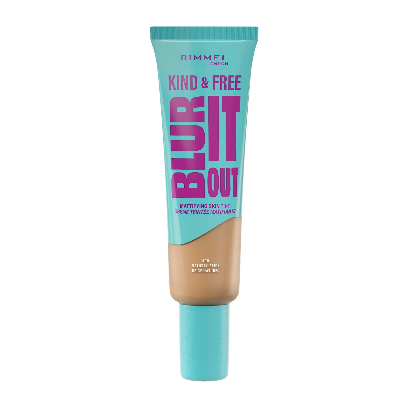 Rimmel London Kind & Free Base de Maquillaje, Tono 400 Natural Beige