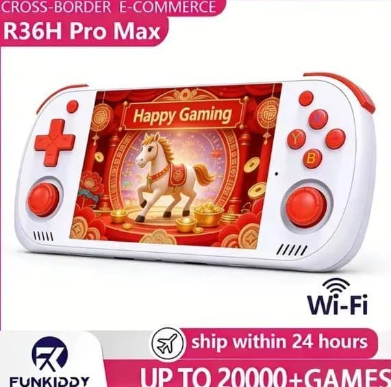 Consola Portátil R36h PRO MAX 4.2" IPS, +15000 Juegos
