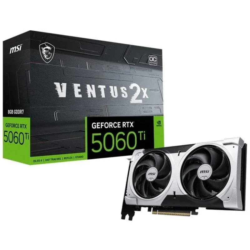 Tarjeta Gráfica MSI GeForce RTX 5060 Ti + Juego 007 + Saldo Steam 25€