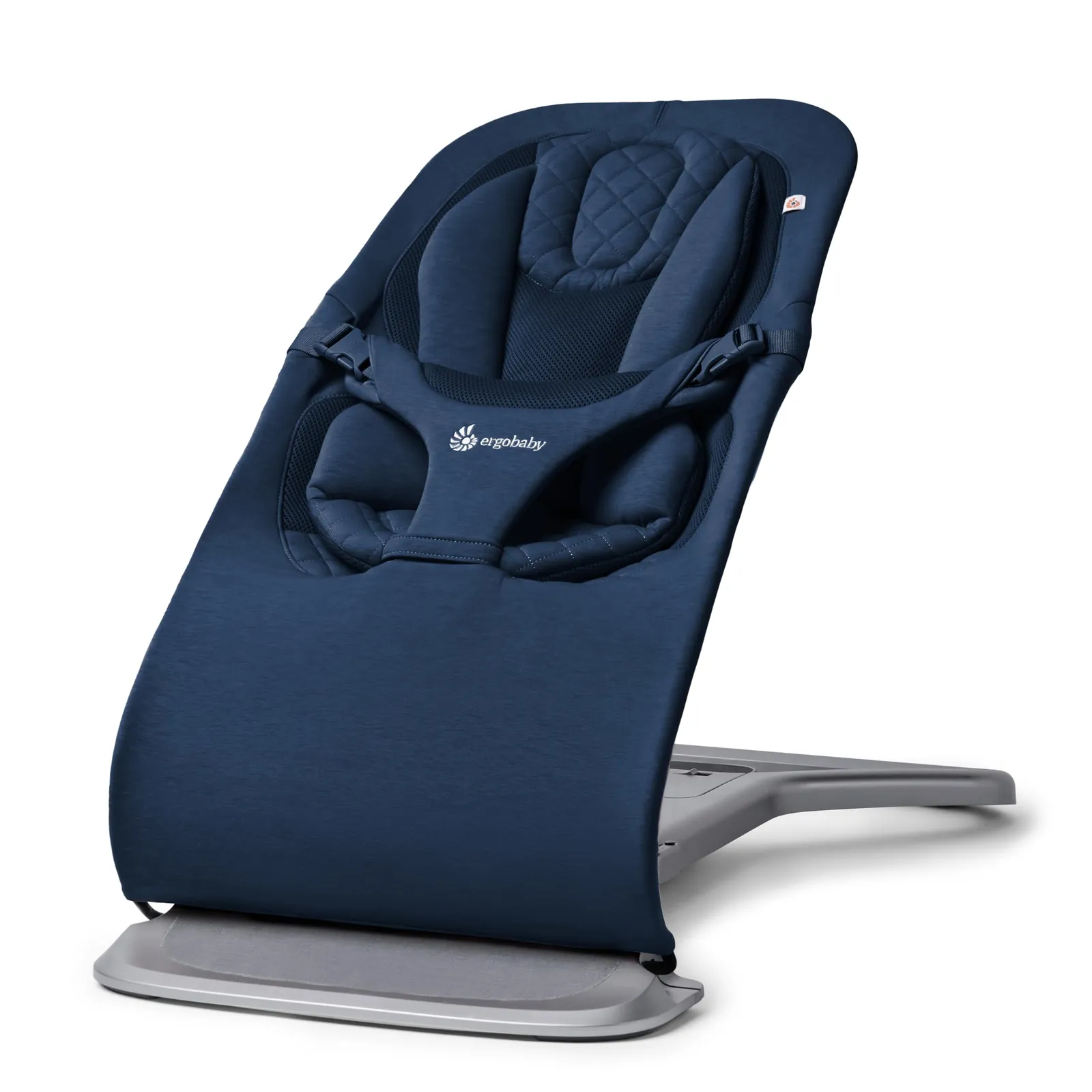 Ergobaby Evolve Hamaca 3 en 1 para Recién Nacidos y Niños Pequeños, Midnight Blue