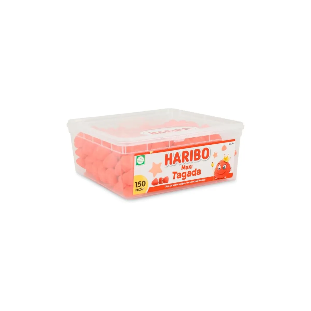 4 x HARIBO Maxi Tagada Fresa con Azúcar (150 uds/paquete)