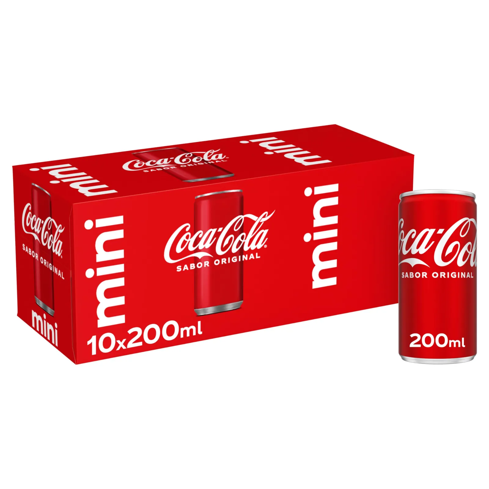 Pack 20 Latas Mini Coca-Cola Original 200ml