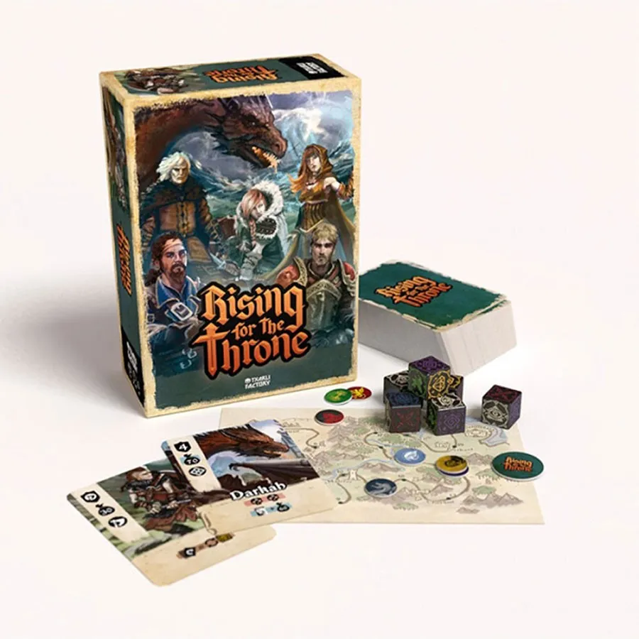 Rising for the Throne - Juego de mesa de estrategia con dados y cartas