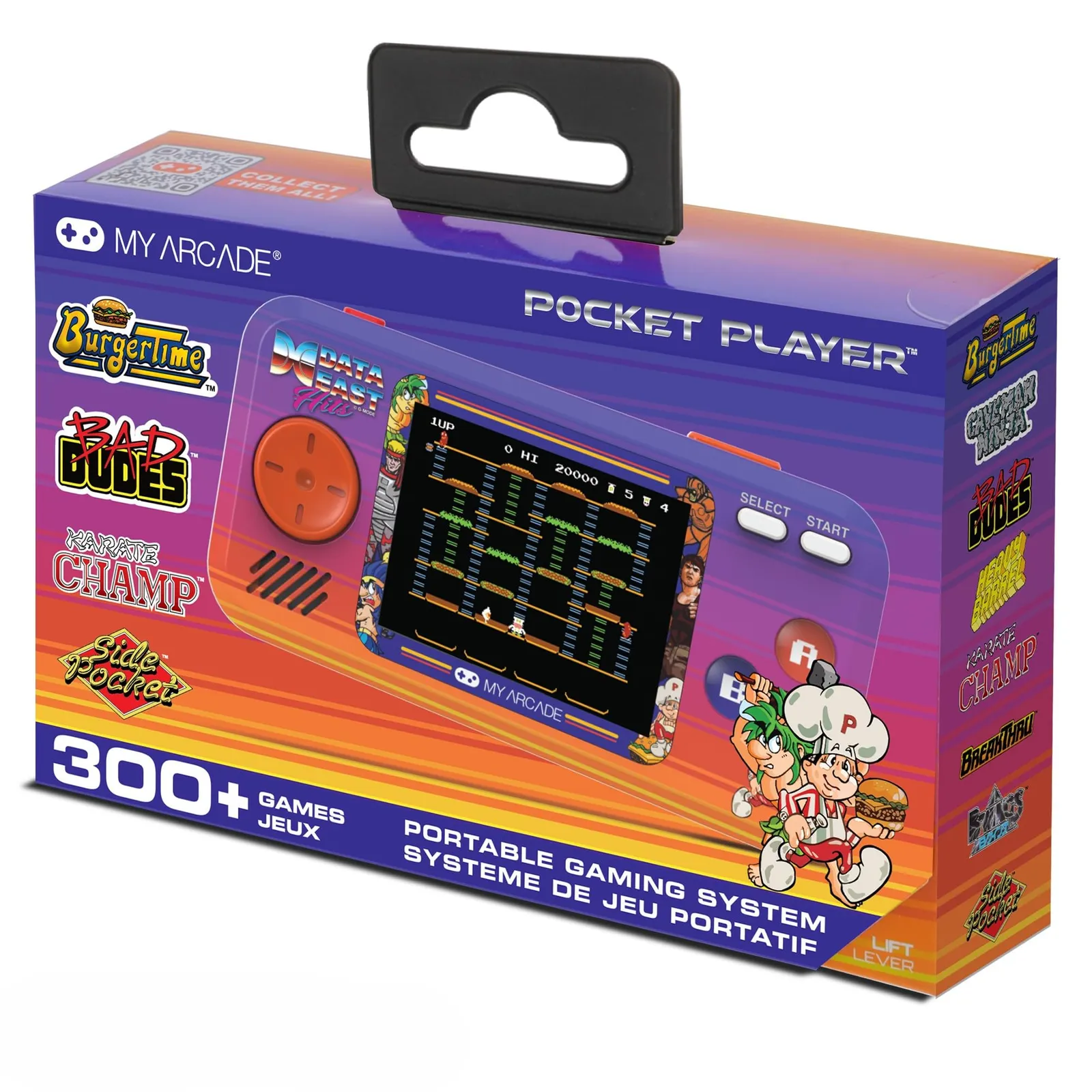 MY ARCADE Pocket Player Data East Hits: Consola Portátil con 308 Juegos