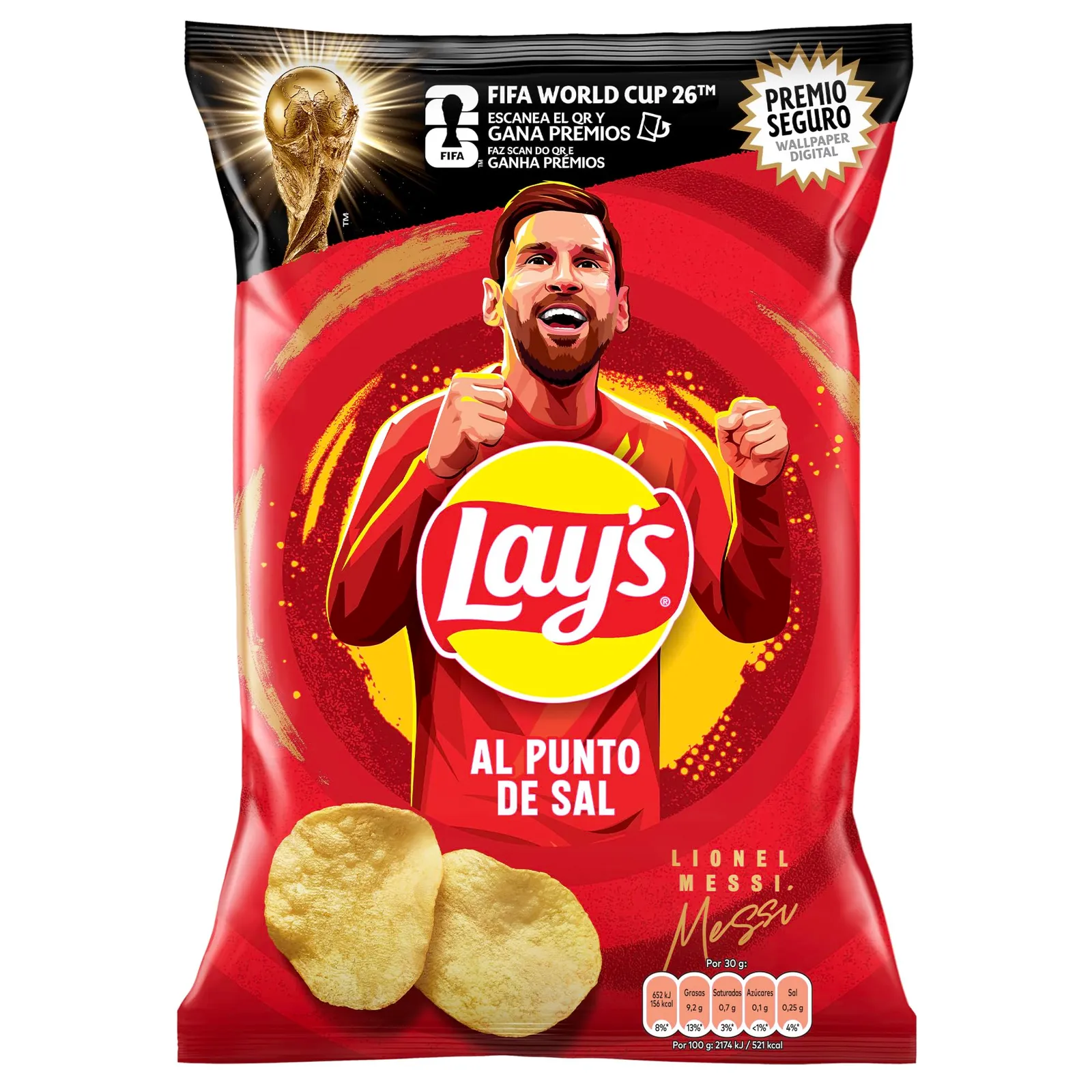 Lay's Patatas Fritas Sabor Sal 150g