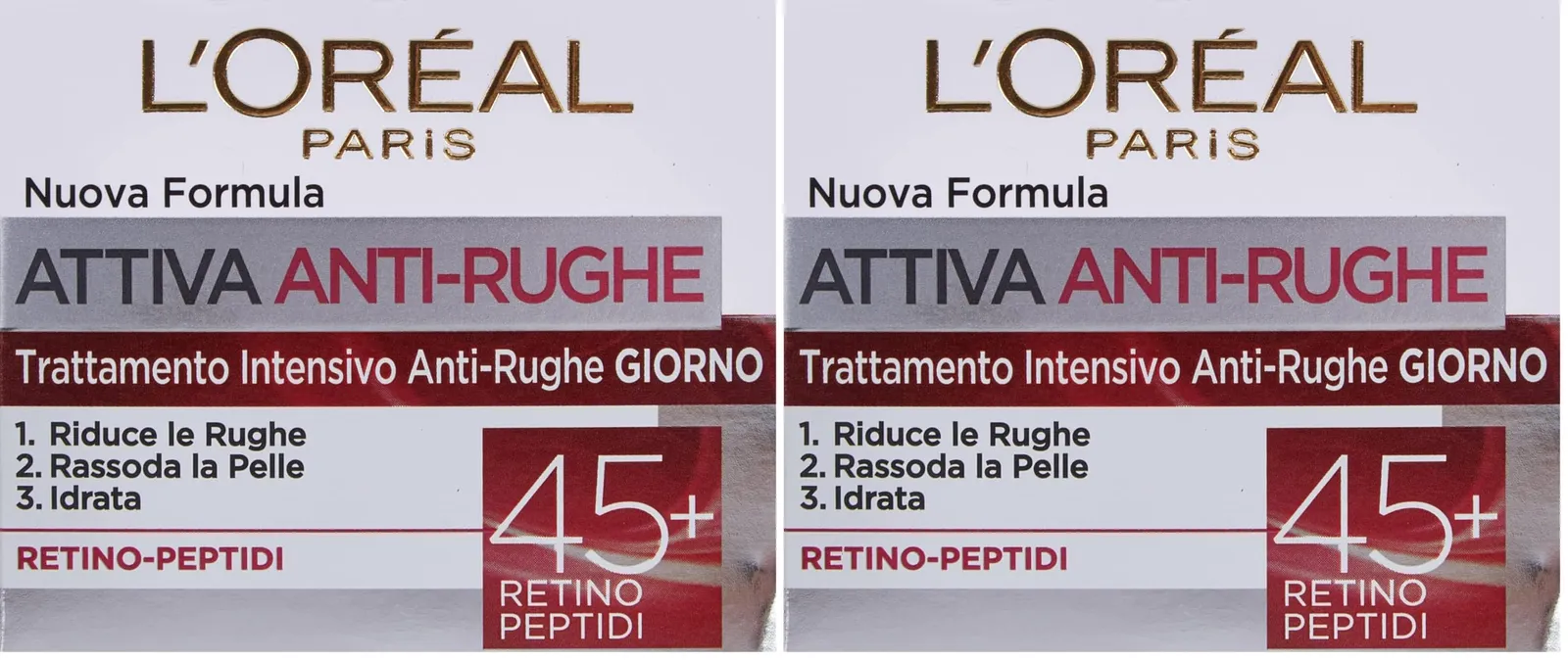 Pack 2x L'Oréal Antiarrugas +45 Crema Facial 50ml