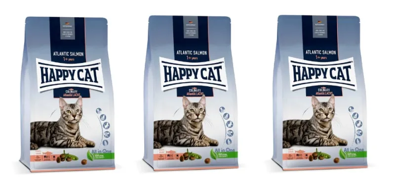 Pack 3 x Happy Cat Culinary Atlantiklachs 1.3 kg (Salmón)