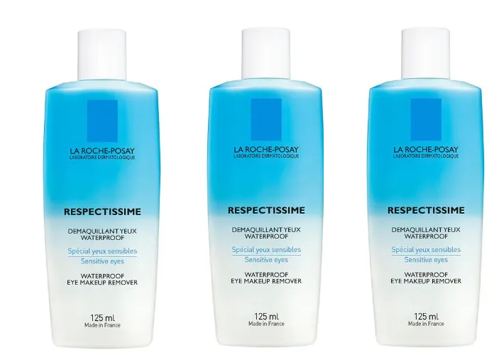 Pack 3x La Roche-Posay Desmaquillante de Ojos Bifásico Waterproof 125ml