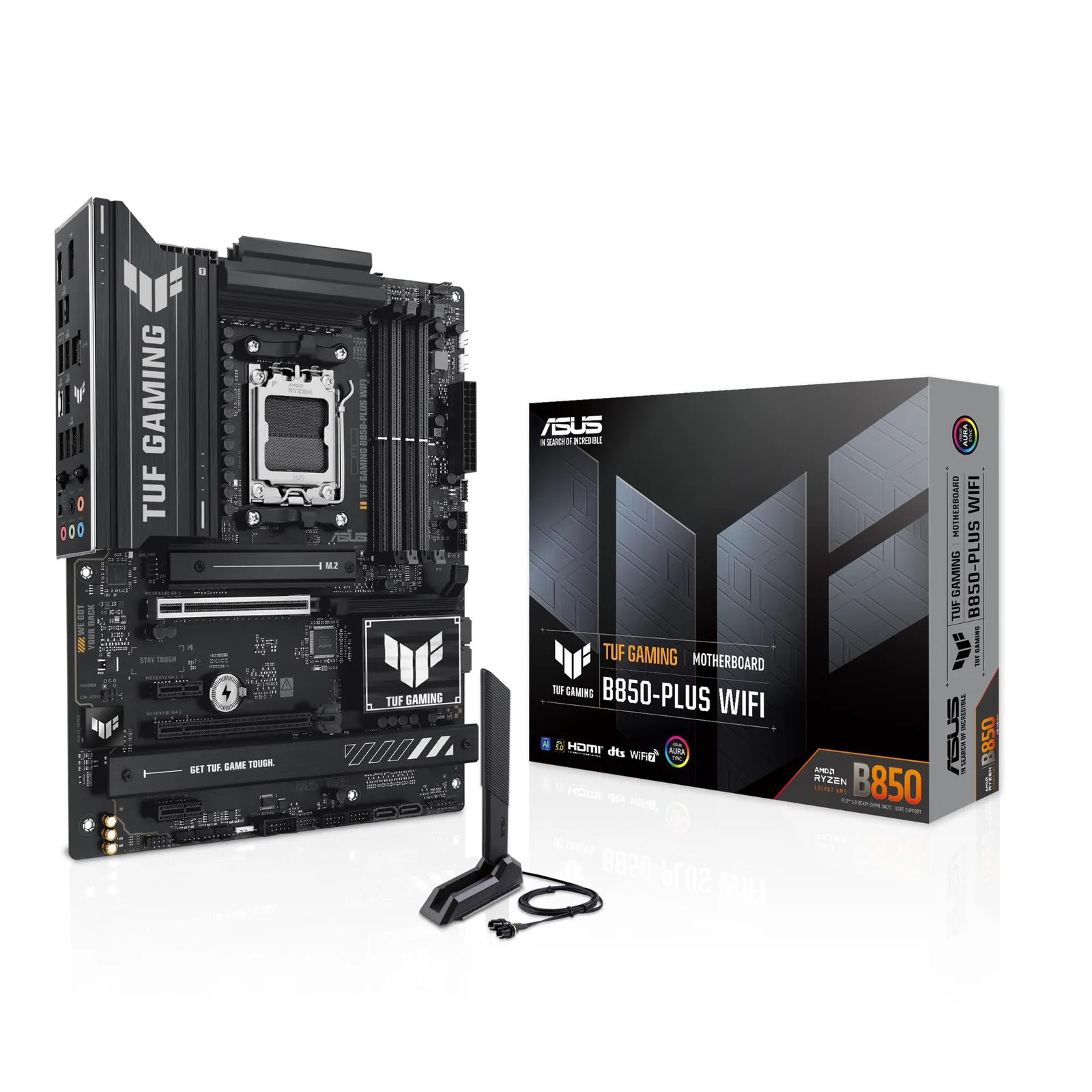 ASUS TUF GAMING B850-PLUS WIFI: Placa Base AMD ATX DDR5 PCIe 5.0 WiFi 7