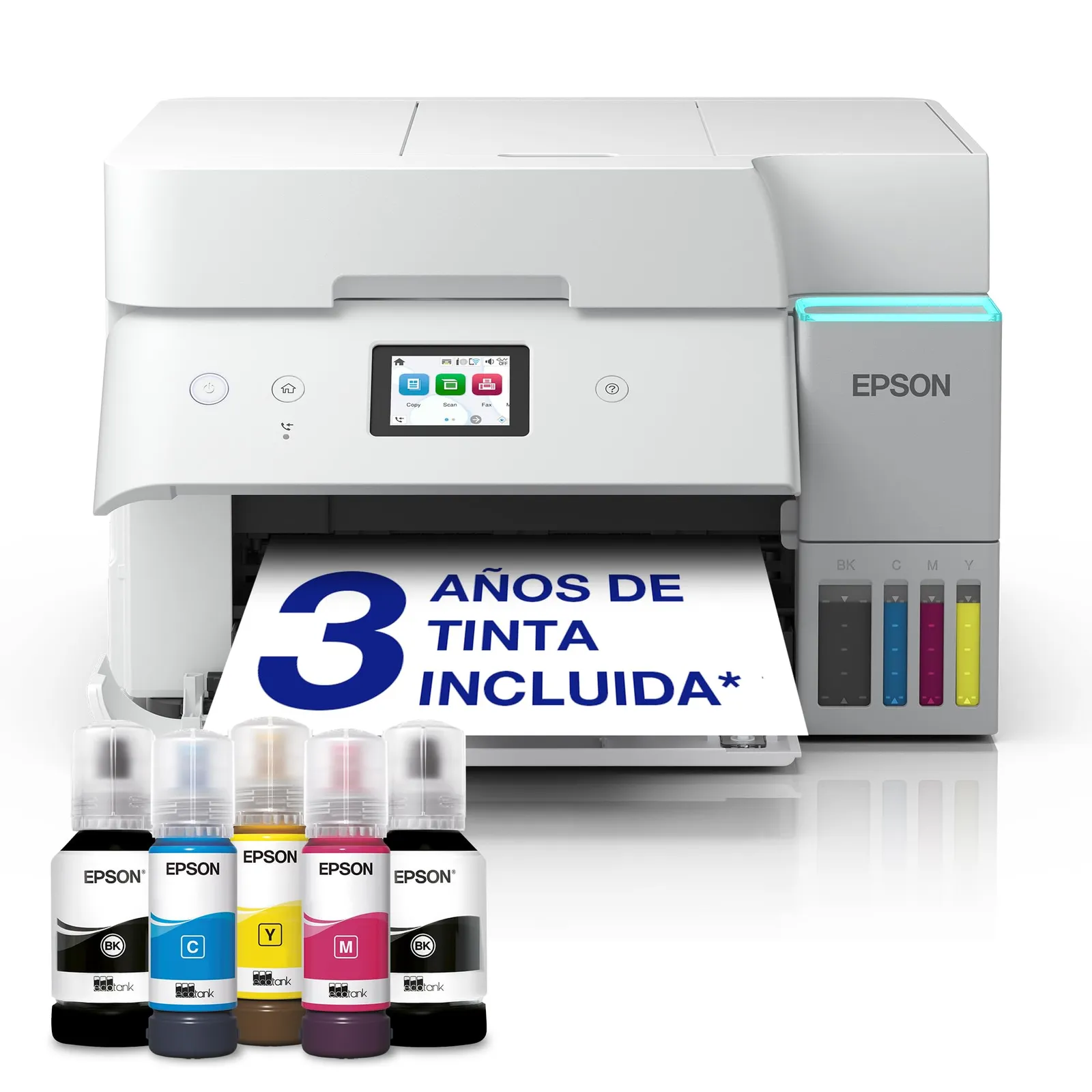 Epson EcoTank ET-4956: Impresora Multifuncion A4 con Wi-Fi, Ethernet y ADF