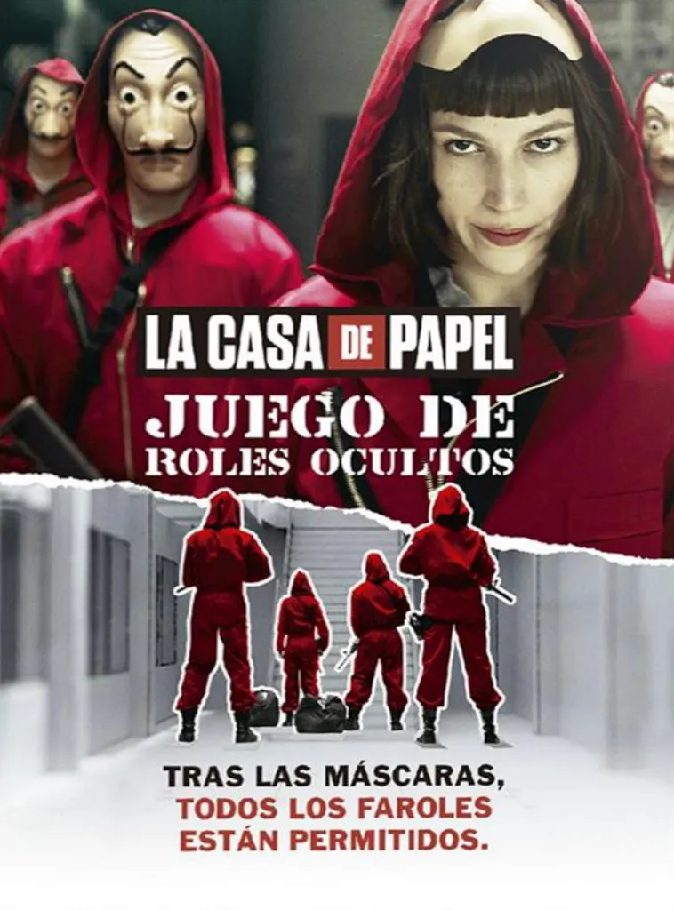 Juego de Mesa La Casa de Papel: Roles Ocultos