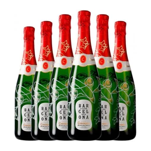 Pack 6 Botellas Cava Codorníu Cuvée Barcelona 1872 Brut 0,75L