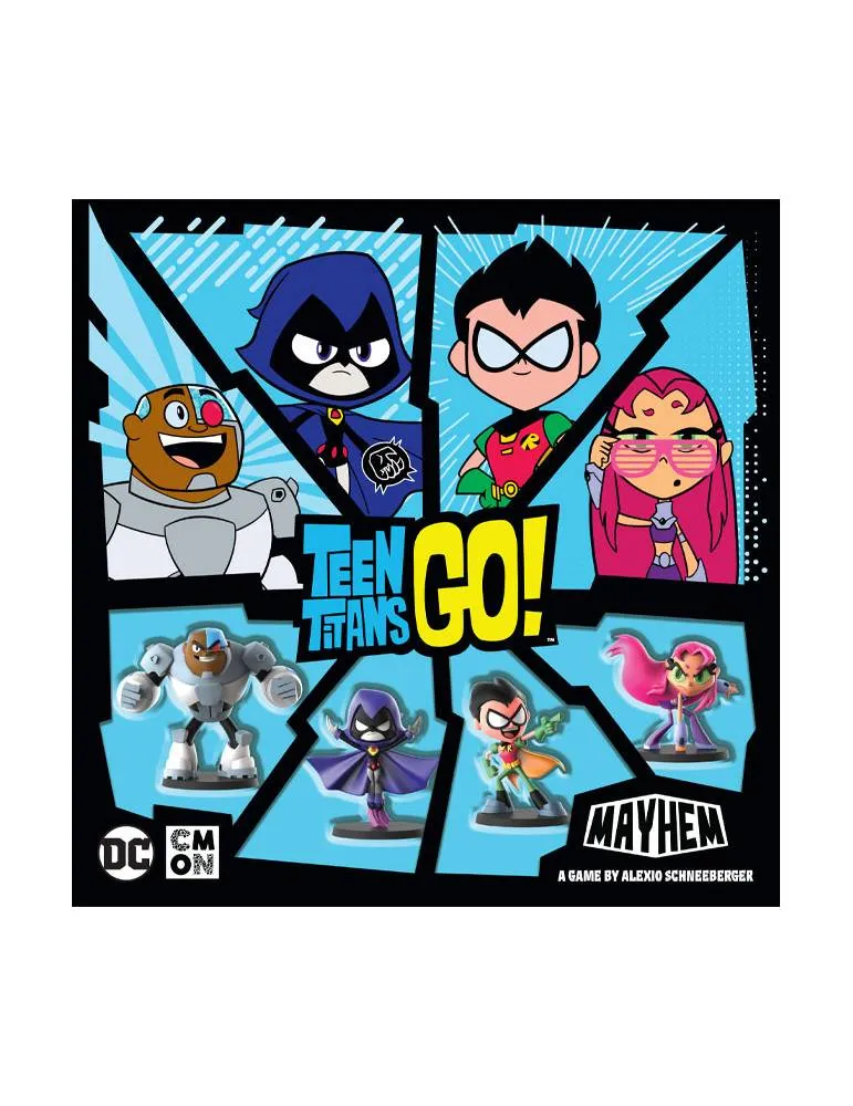 Juego de Mesa Mayhem: Teen Titans GO! - Batalla Estratégica