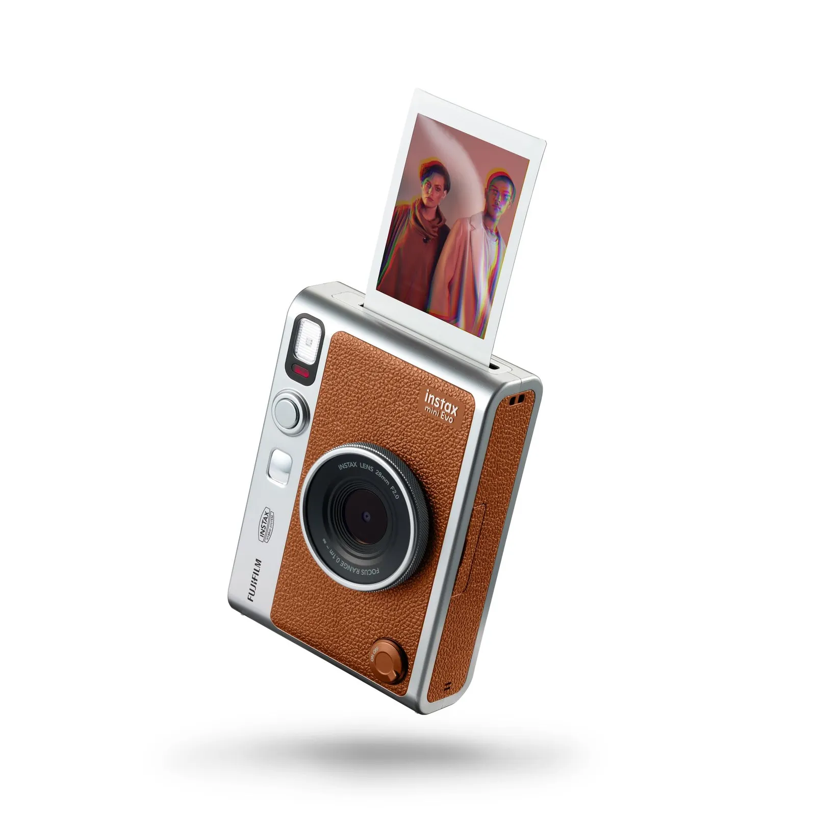 Fujifilm instax Mini EVO Marrón: Cámara e Impresora Híbrida