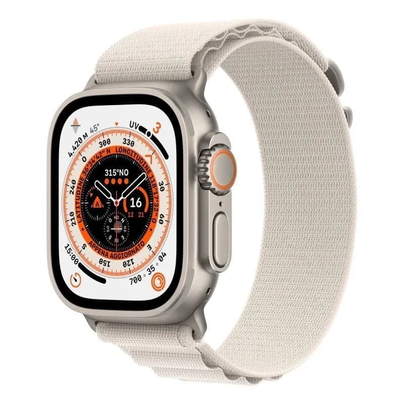 Apple Watch Ultra 49mm Titanio Reacondicionado Correa Amarilla