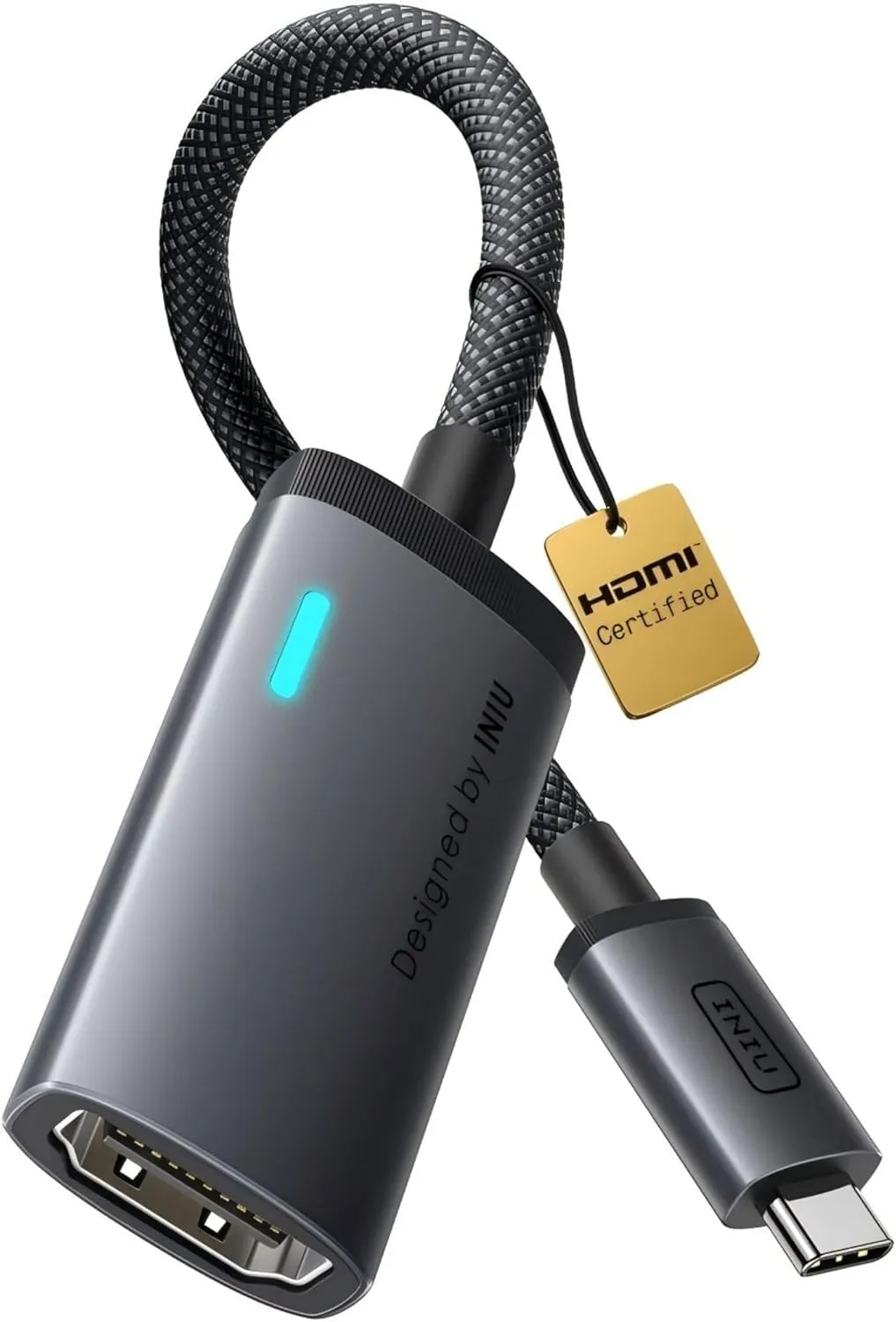 Adaptador INIU USB-C a HDMI 4K@60Hz