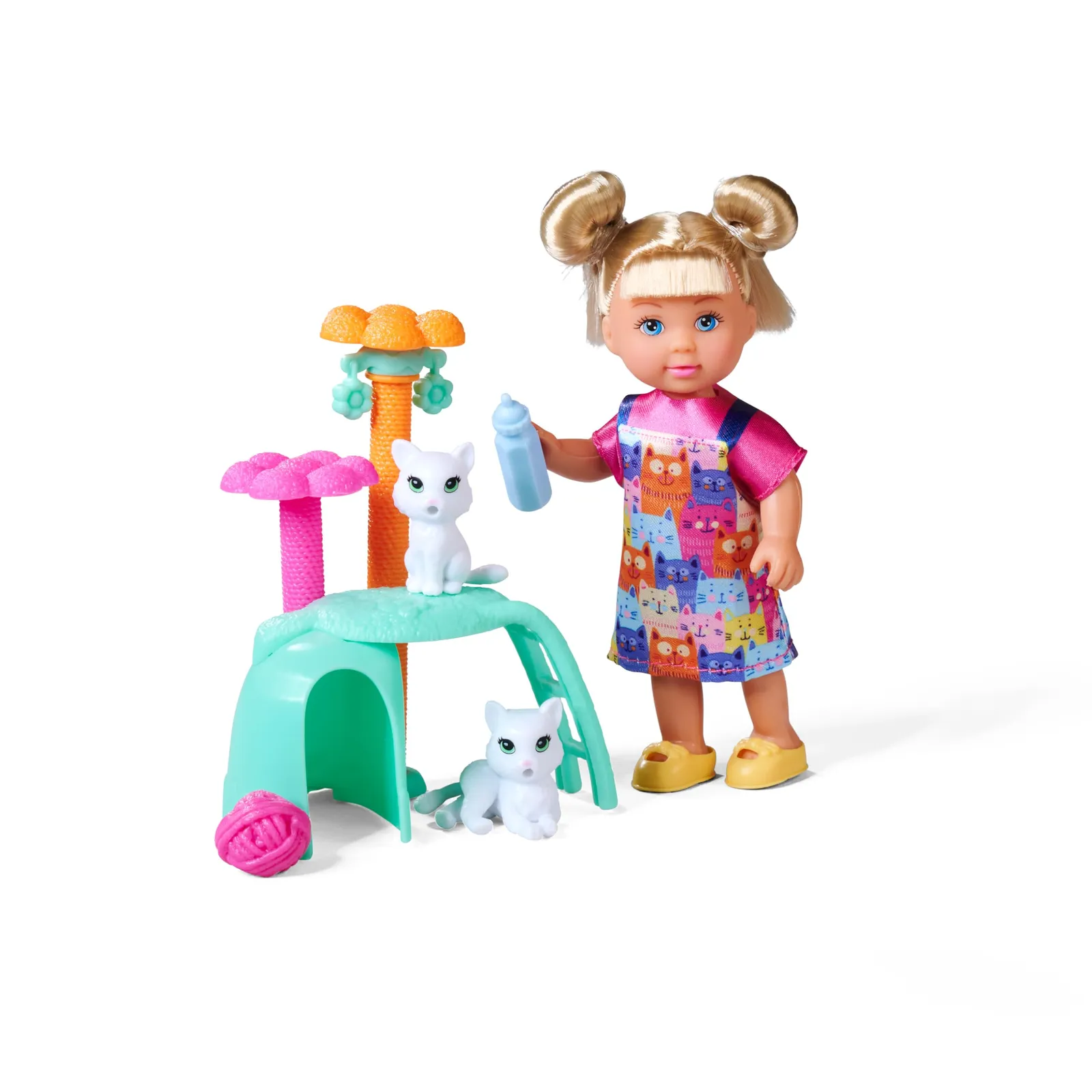 Simba Evi Love Árbol Gatitos: Set de Juego con Figuras y Accesorios