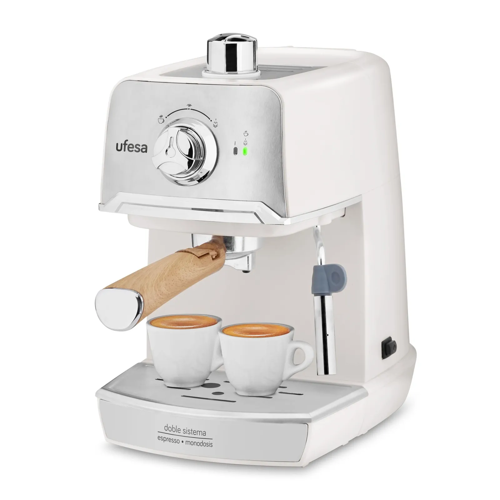 Cafetera Ufesa Cream: Espresso y Capuccino