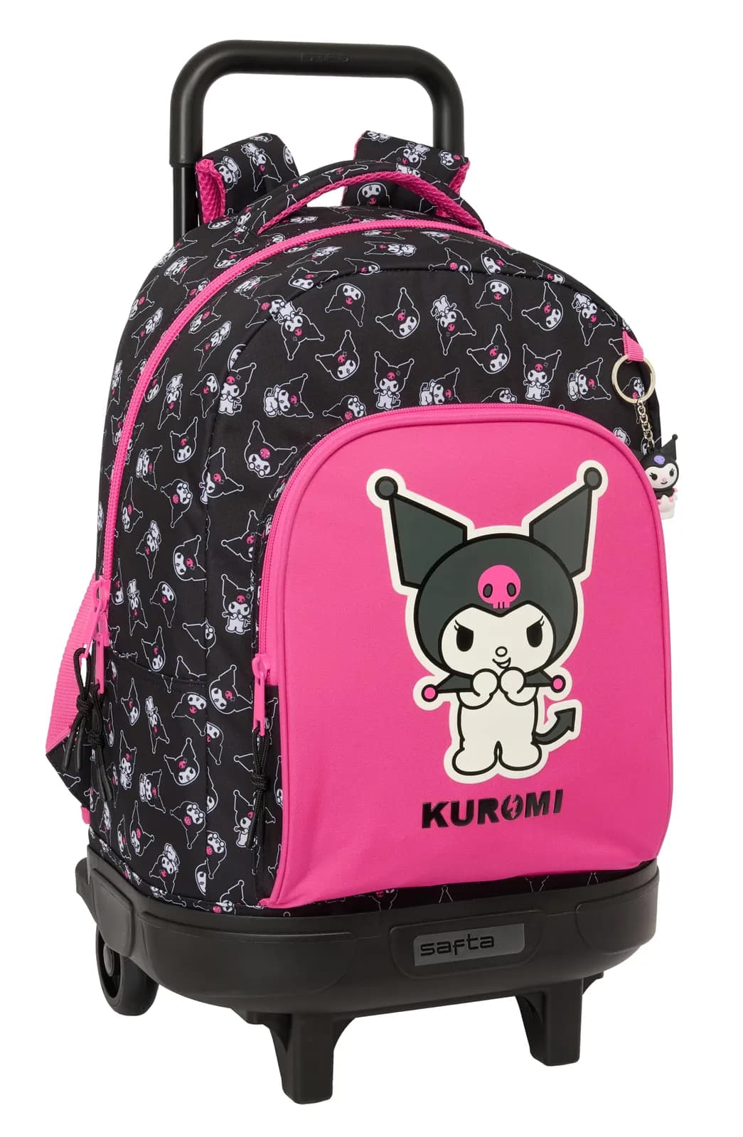 Mochila Safta Kuromi Grande con Ruedas Extraíbles