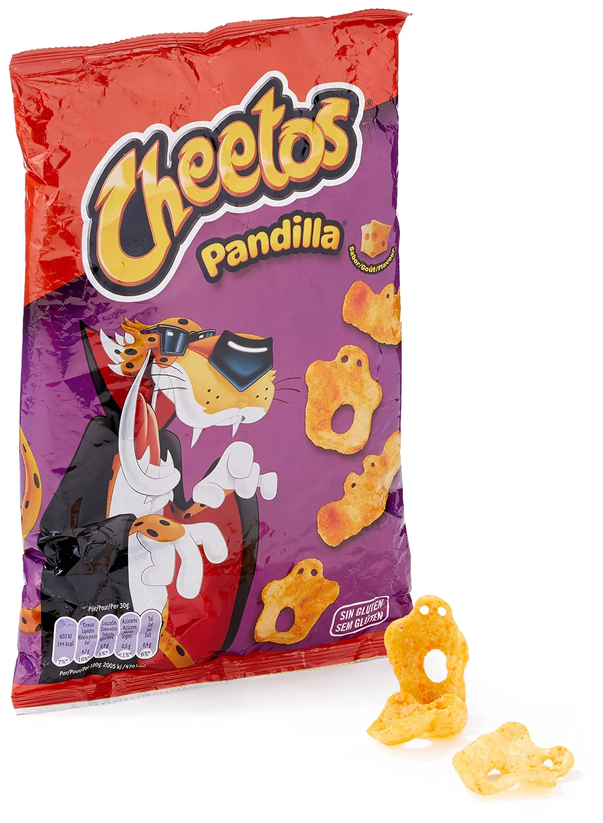 2 Packs de 10 Bolsas Cheetos Pandilla Snack Queso (75g cada una)