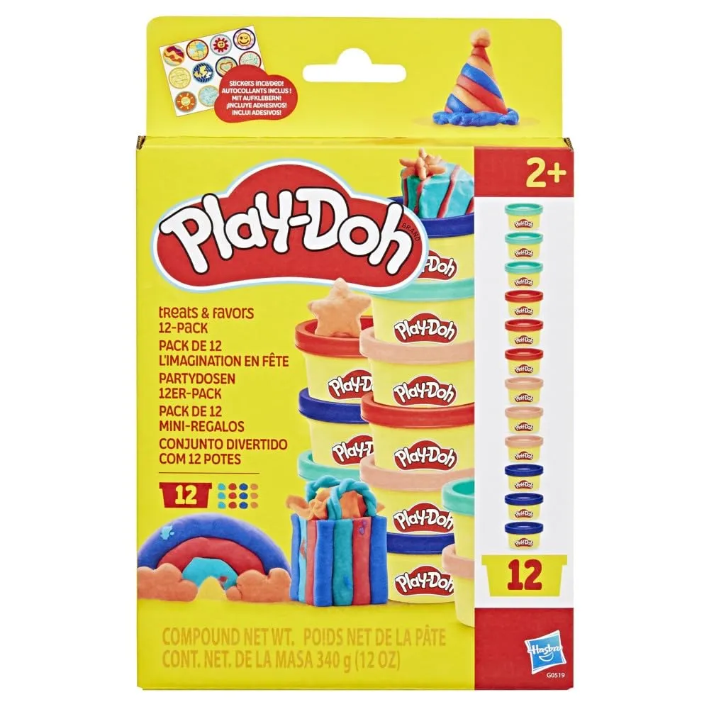 Pack 12 Botes Plastilina Play-Doh Personalizable - Juguete Creativo Infantil