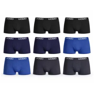 Pack 9 Boxers Hombre UOMO Algodón Varias Tallas
