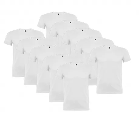 Pack 10 Camisetas Básicas Algodón Unisex