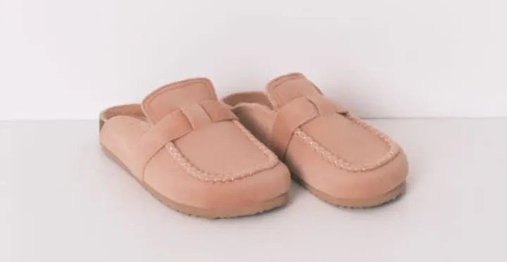 Women'Secret Zapatillas Zueco Ante Rosa