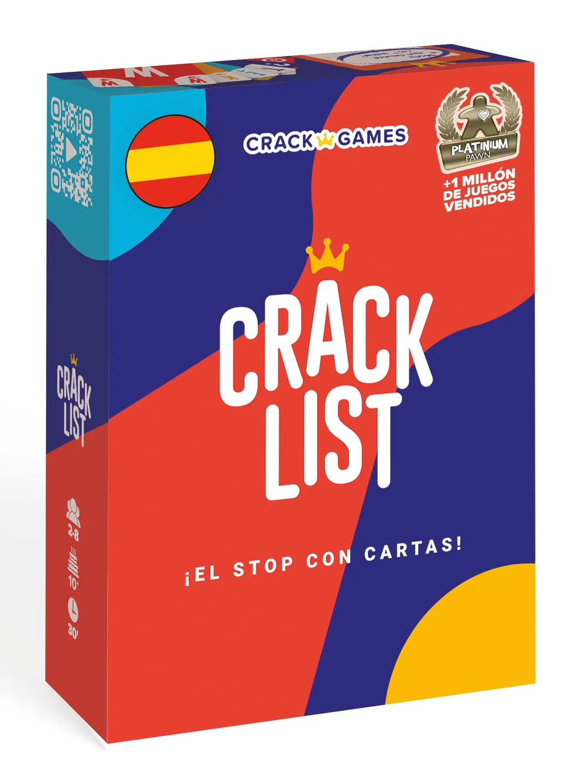 Crack List: Juego de Cartas de Palabras Tipo STOP