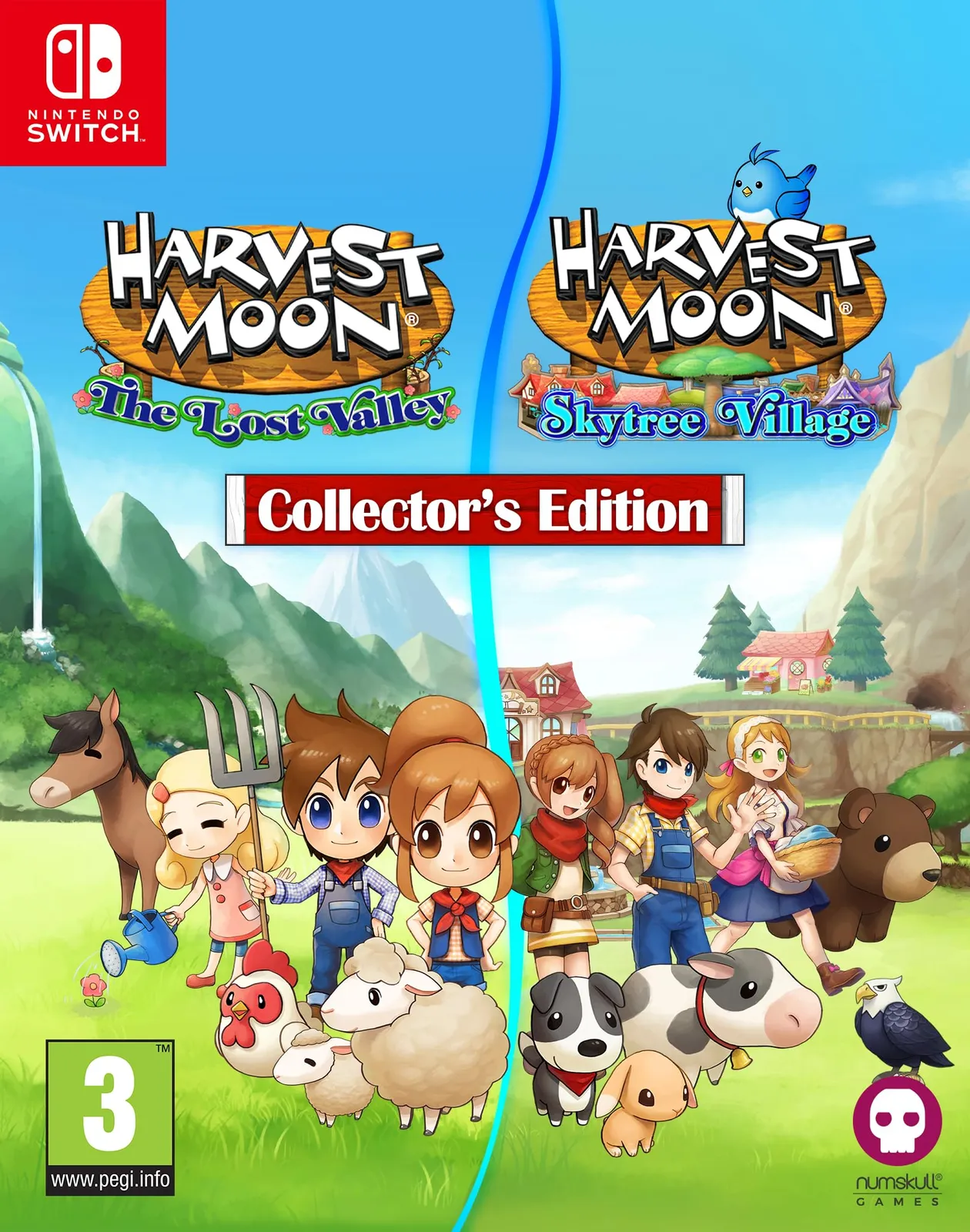 Harvest Moon The Lost Valley & Skytree Village Ed. Coleccionista Standard NSW