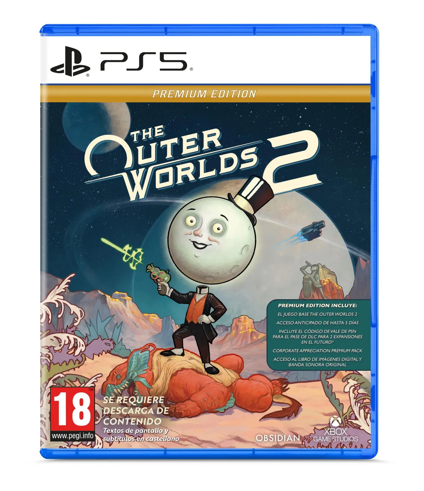 The Outer Worlds 2 Edición Premium PS5 (Disco + Código)