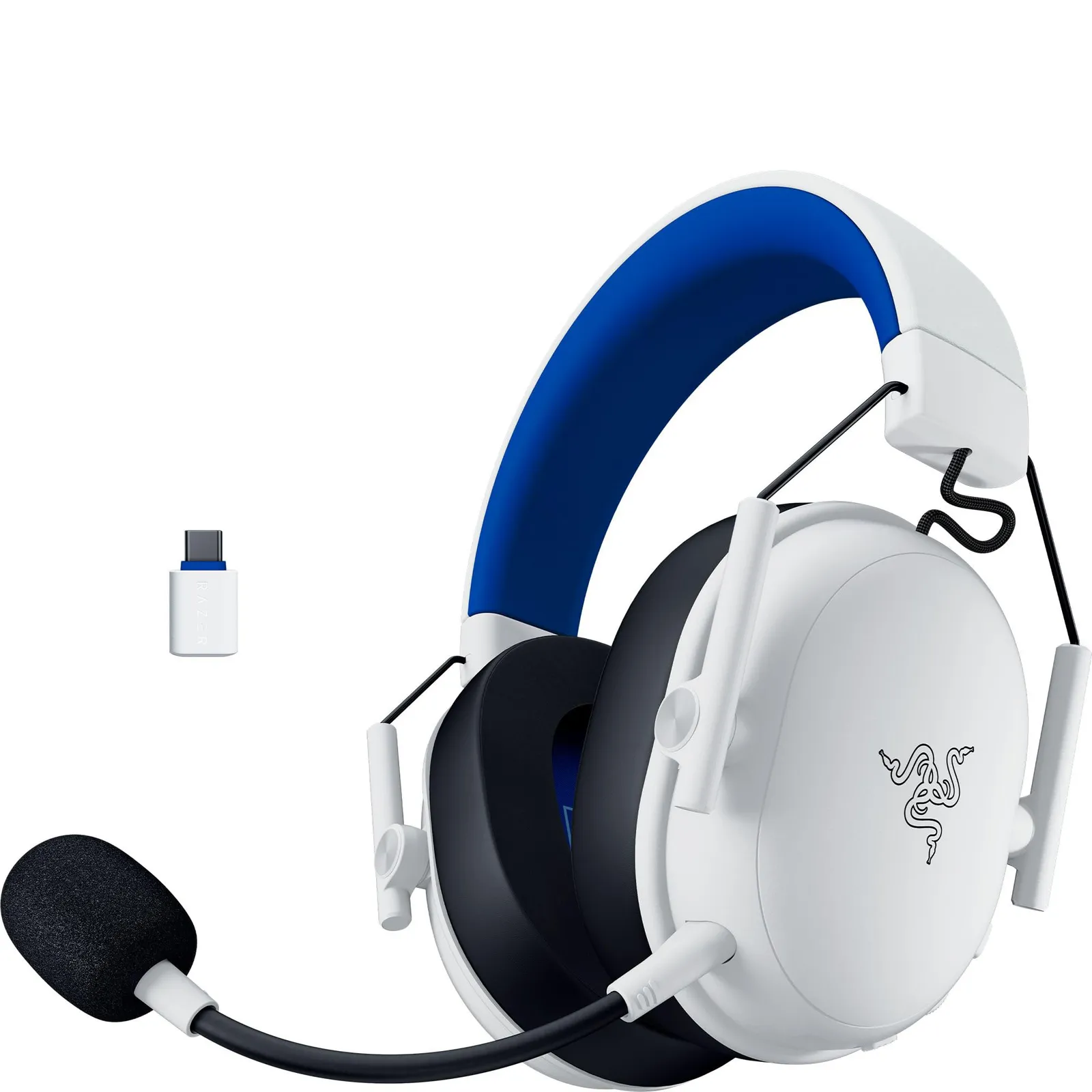 Razer BlackShark V3 X HyperSpeed Auriculares Inalámbricos PS5/PC Blanco