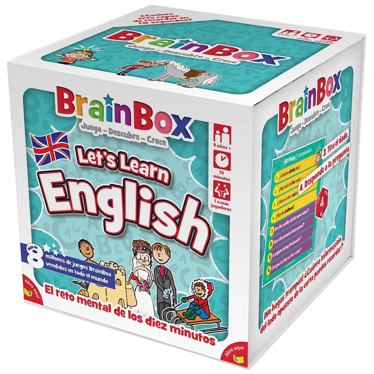 BrainBox Lets Learn English: Juego de tarjetas educativas