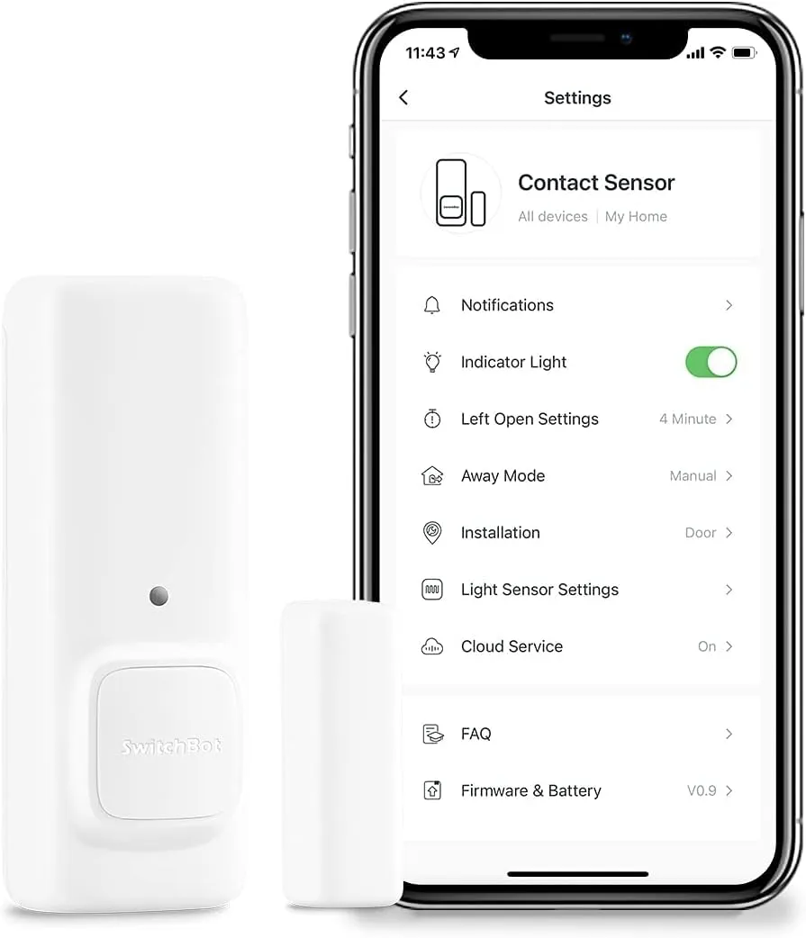SwitchBot Sensor Puertas y Ventanas Inalámbrico