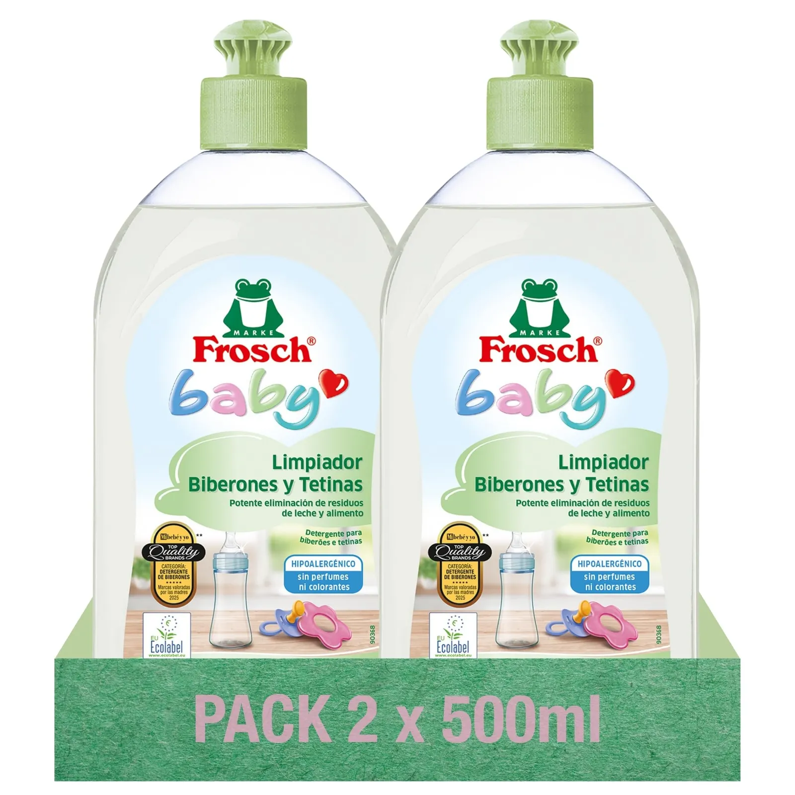 Frosch Baby: Detergente para Biberones y Tetinas (Pack de 2x 500ml)
