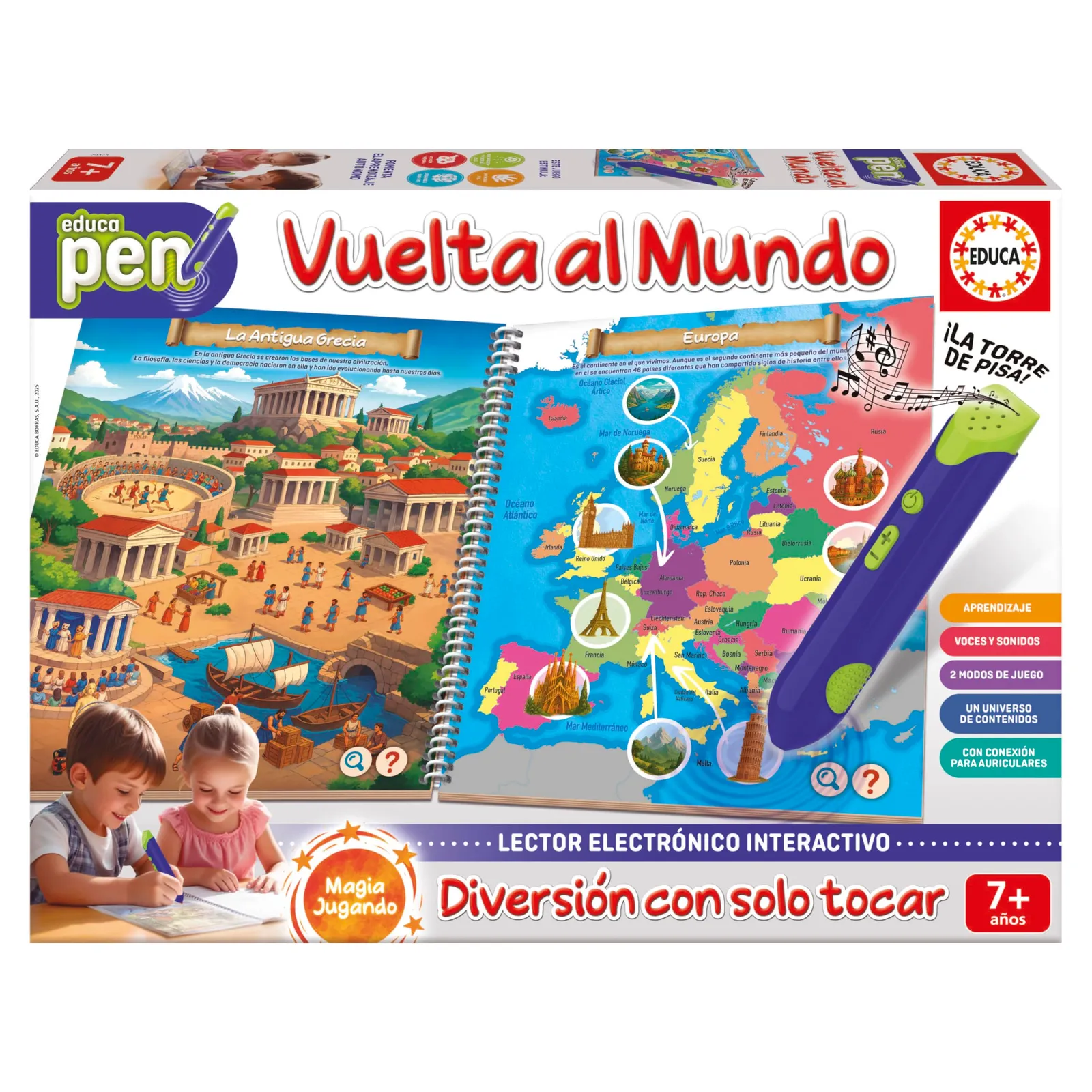 Juego Educativo Educa Educapen Vuelta al Mundo