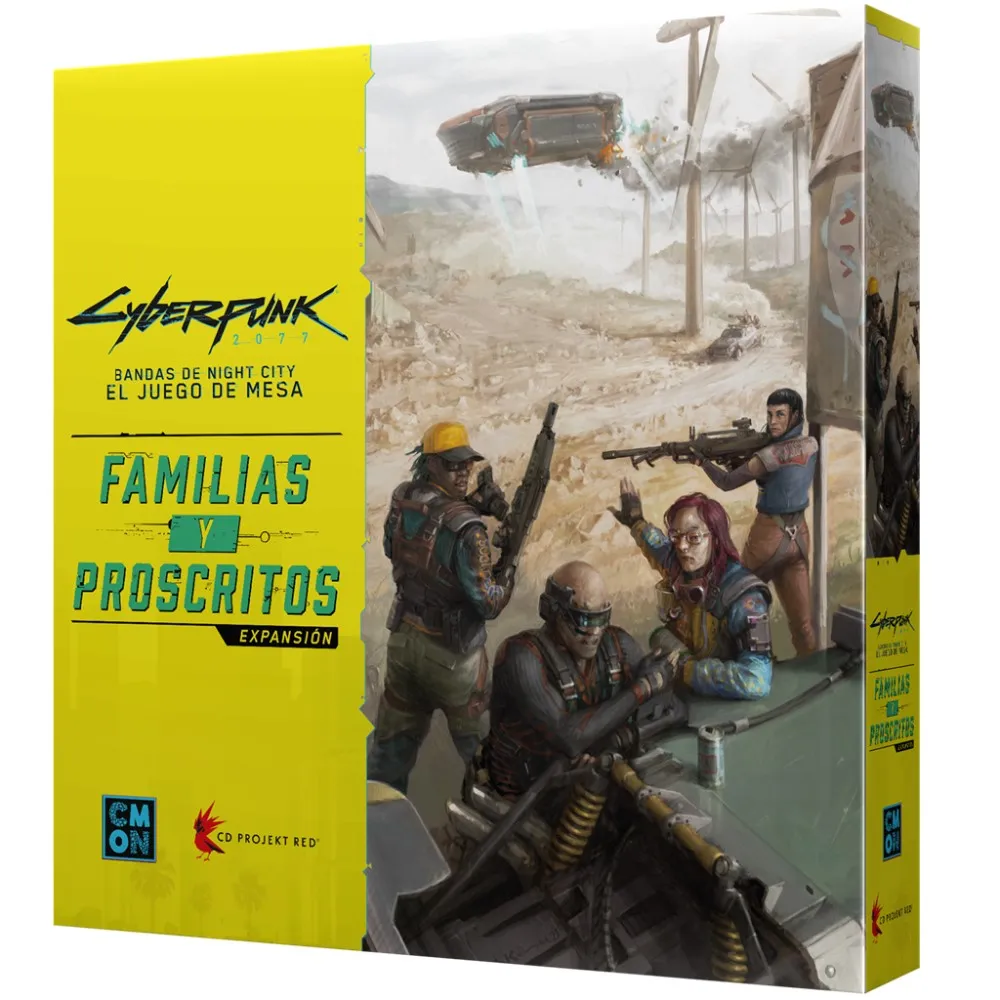 Juego de mesa Cyberpunk 2077: Familias Y Proscritos - Expansión