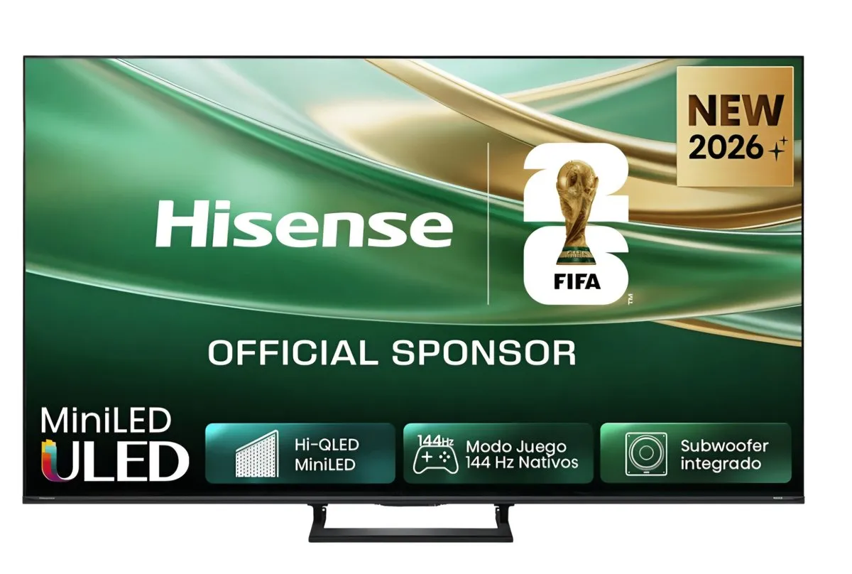 TV Hisense 50E8S ULED Mini LED 50" 4K UHD Quad Core Subwoofer Integrado IA 4K Negro