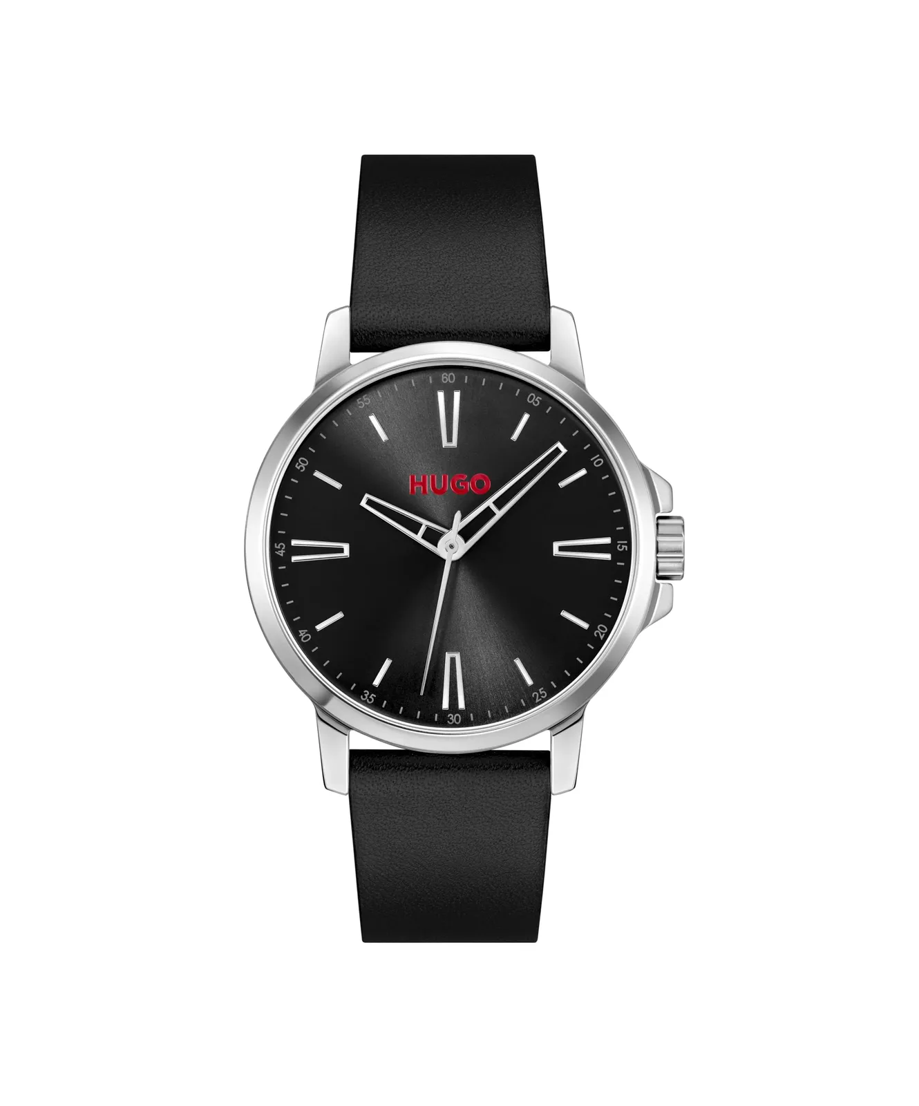 Hugo Hugo Smooth Reloj Hombre 41mm Acero Inoxidable Correa Piel
