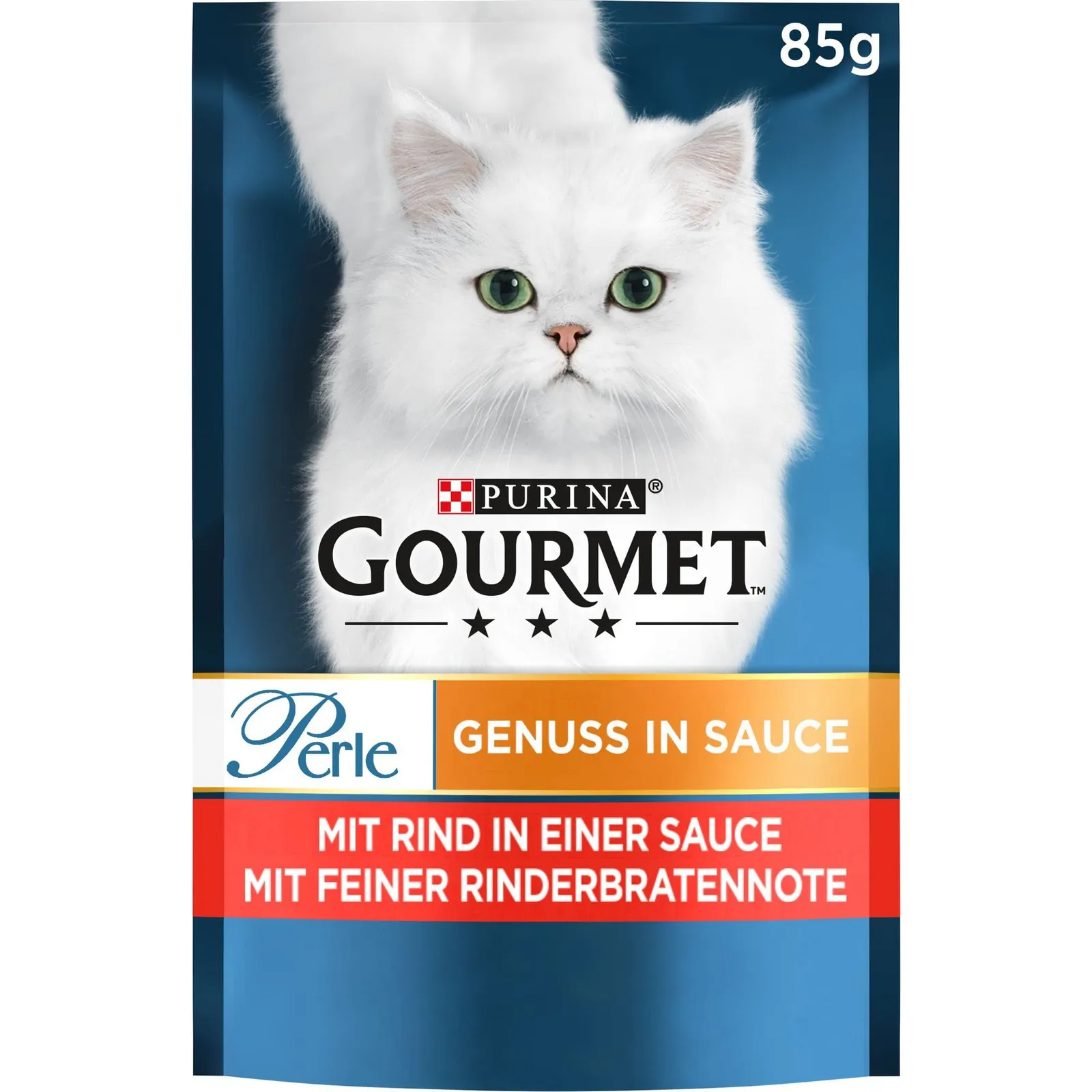 Comida húmeda para gatos Gourmet Perle Genuss in Sauce, 26 unidades x 85 g