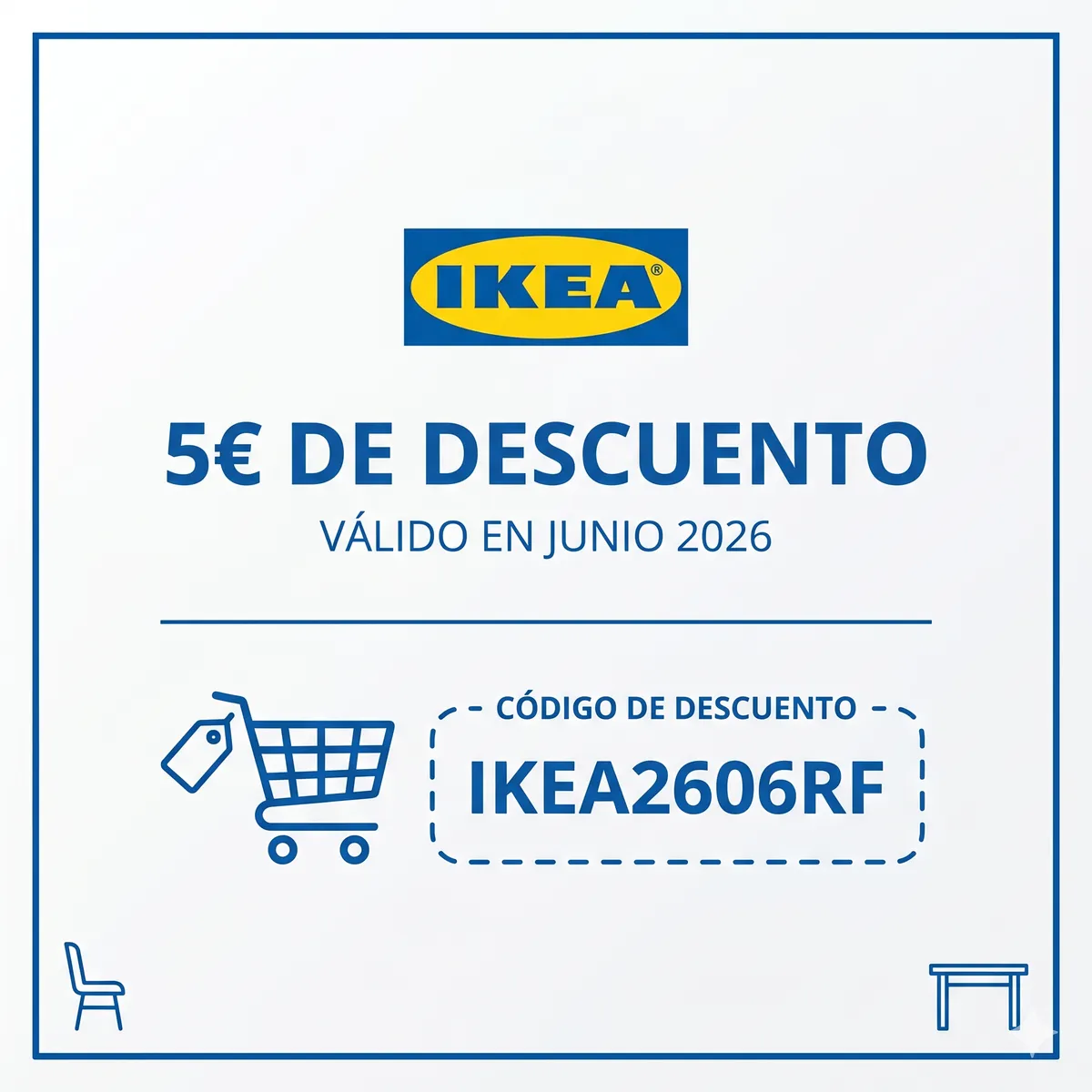 IKEA: Cupón de 5€ en compras superiores a 60€