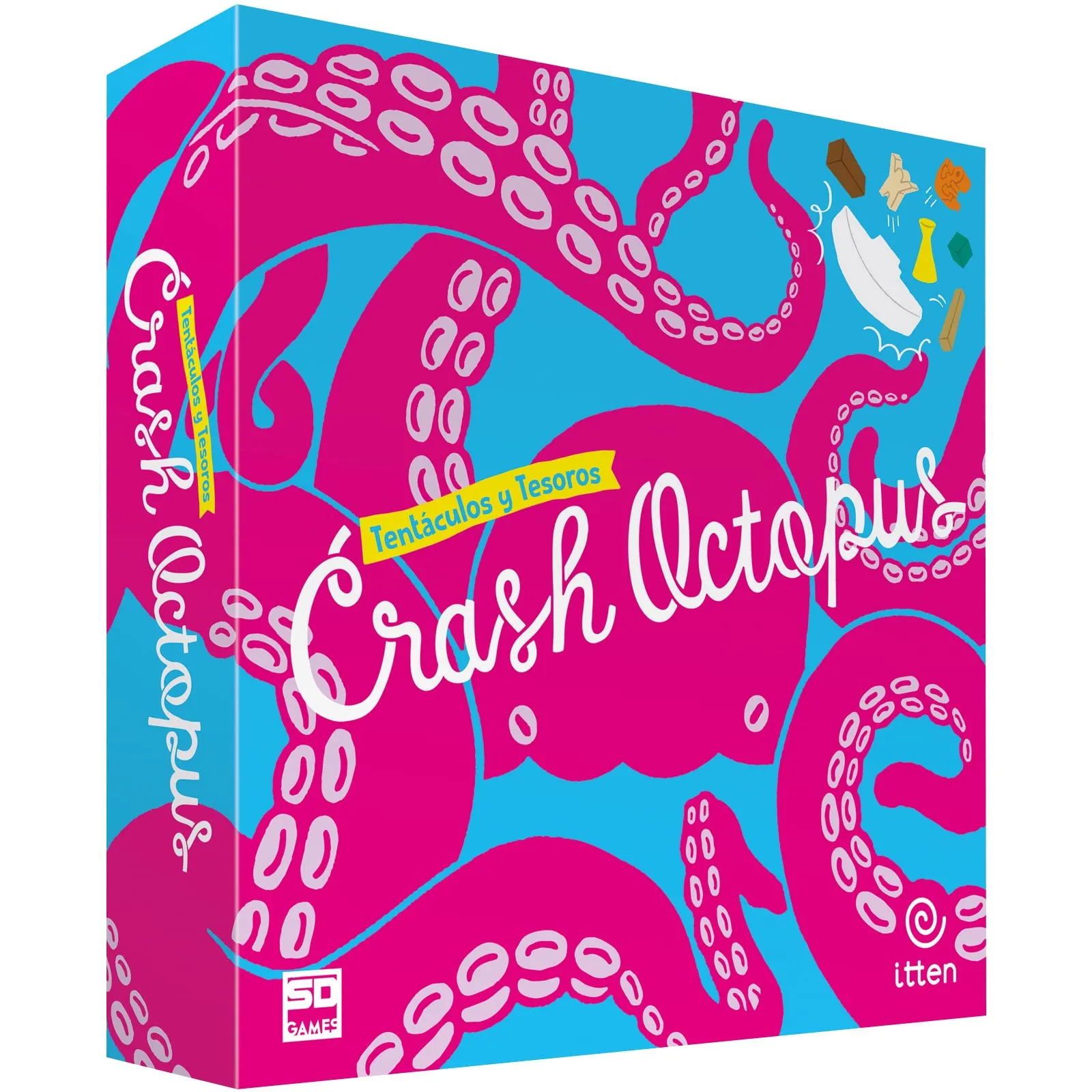 Juego de mesa Crash Octopus: Táctica y Destreza