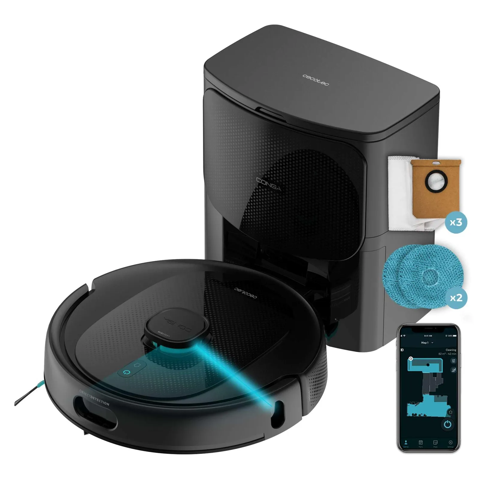 Robot Aspirador Cecotec Conga 9990 AI Spin