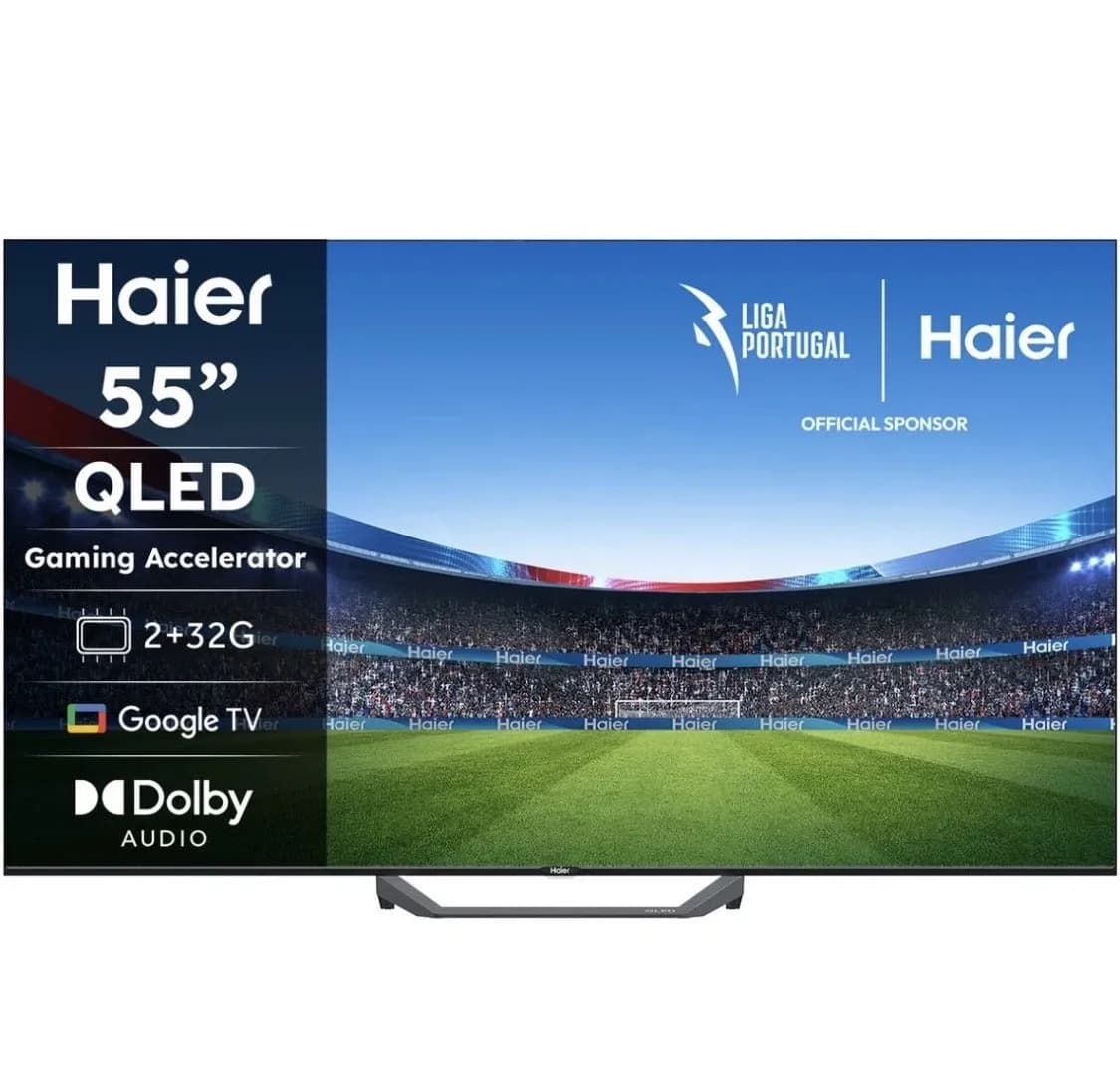 TV HAIER H55S80FUX QLED 55" Google TV 4K UHD Smart TV