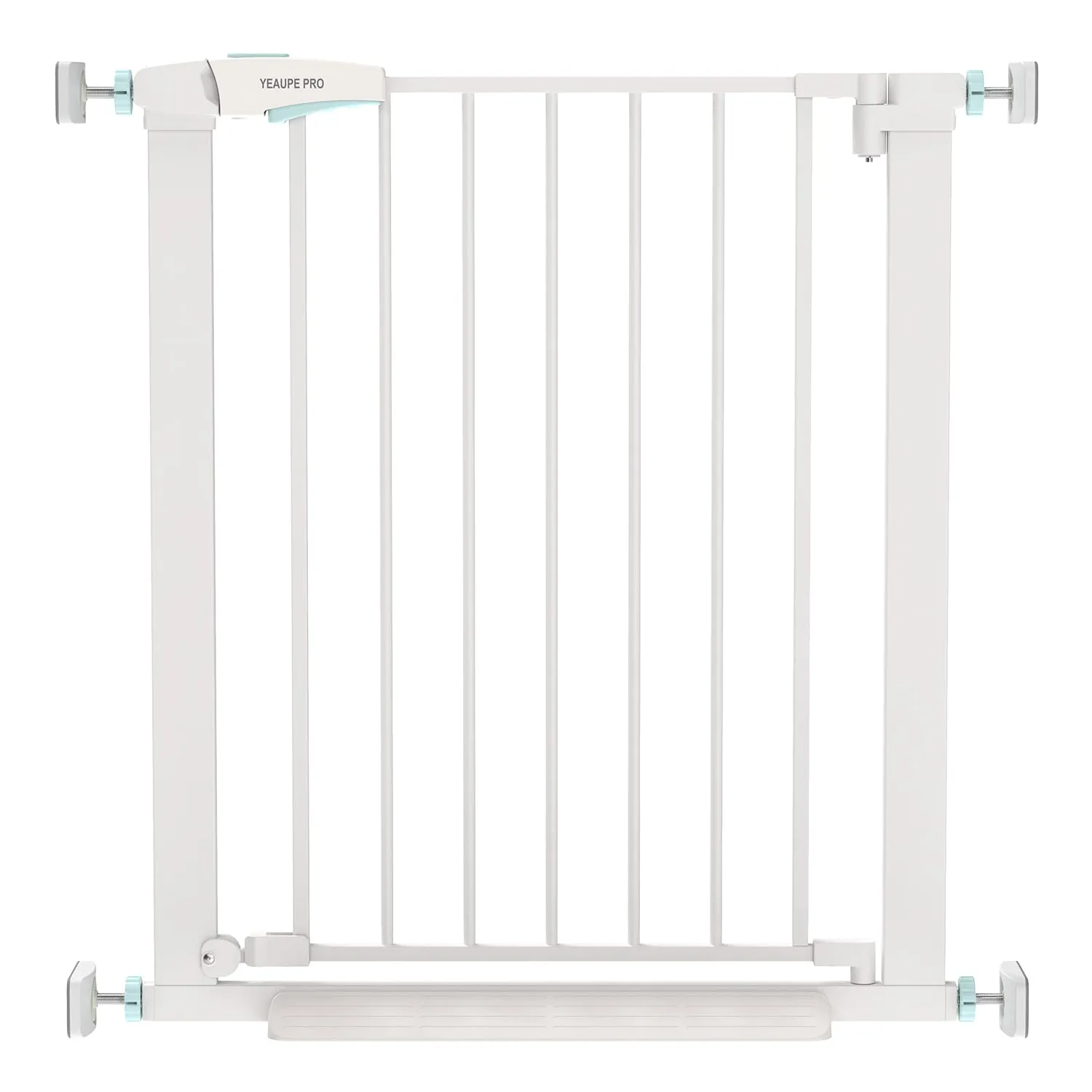 Barrera de Seguridad YEAUPE PRO para Niños y Mascotas, 74-78 cm, Blanca