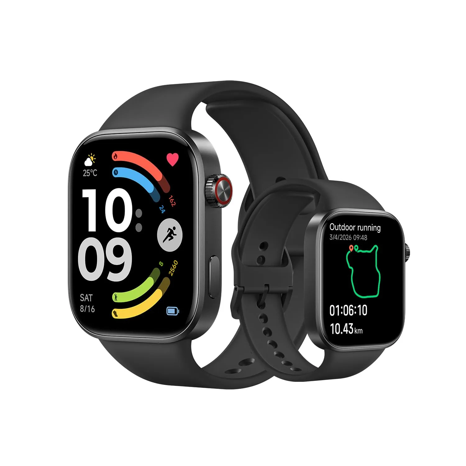 Xiaomi Redmi Watch 6: Smartwatch 2.07'' AMOLED, Salud, Deporte, GPS, 24 Días Batería, 5ATM, Negro